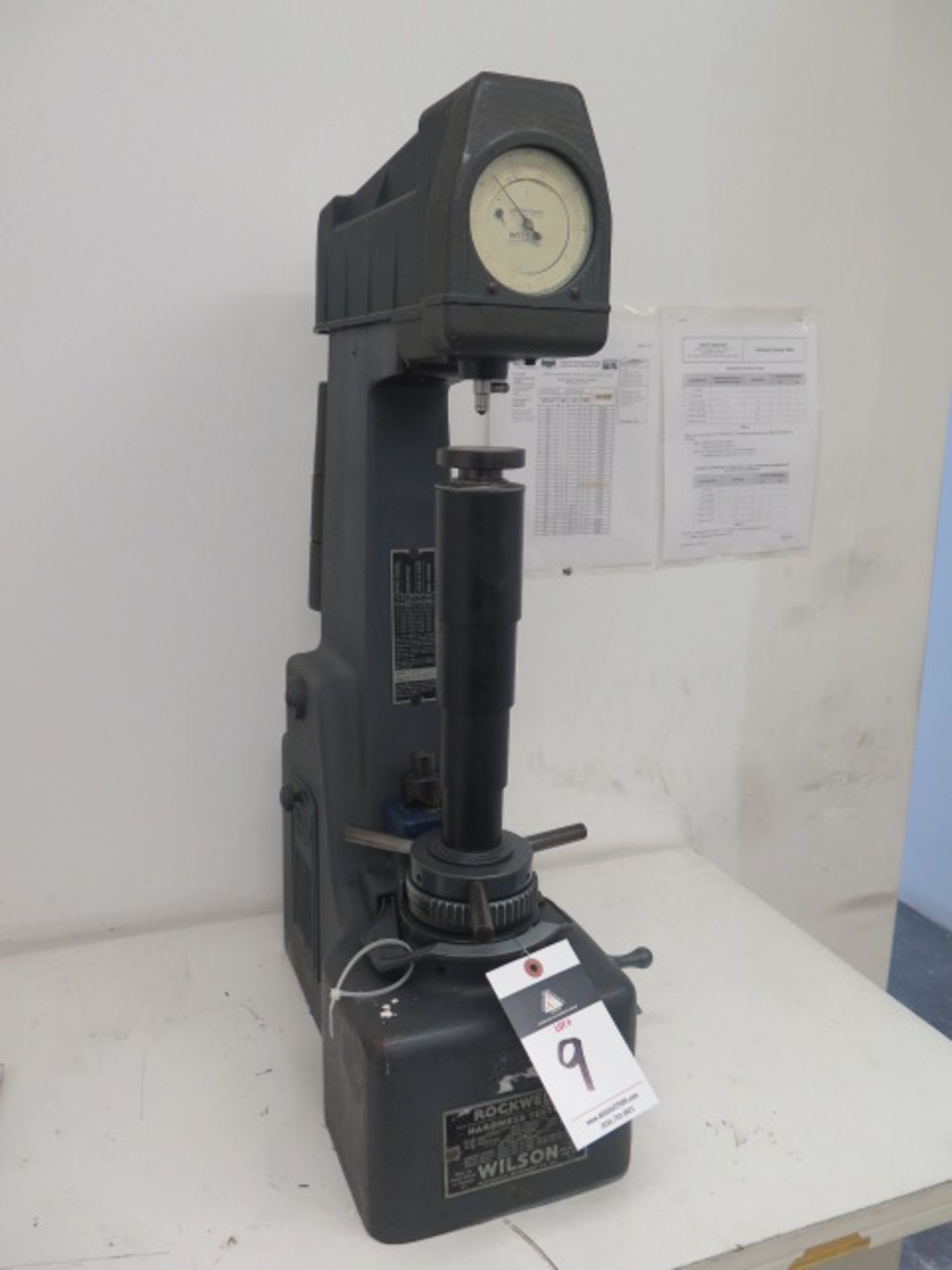 Wilson mdl. 4JR Rockwell Hardness Tester