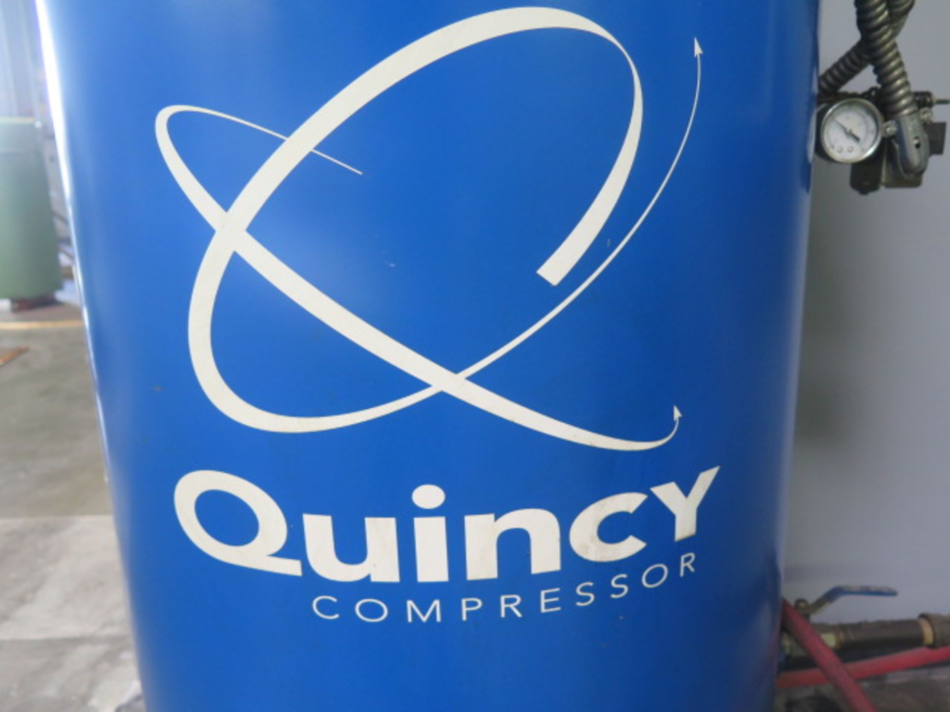 Quincy QT7.5A 7.5Hp Vertical Air Compressor s/n QU0810090134 w/ 80 Gallon Tank - Image 4 of 5