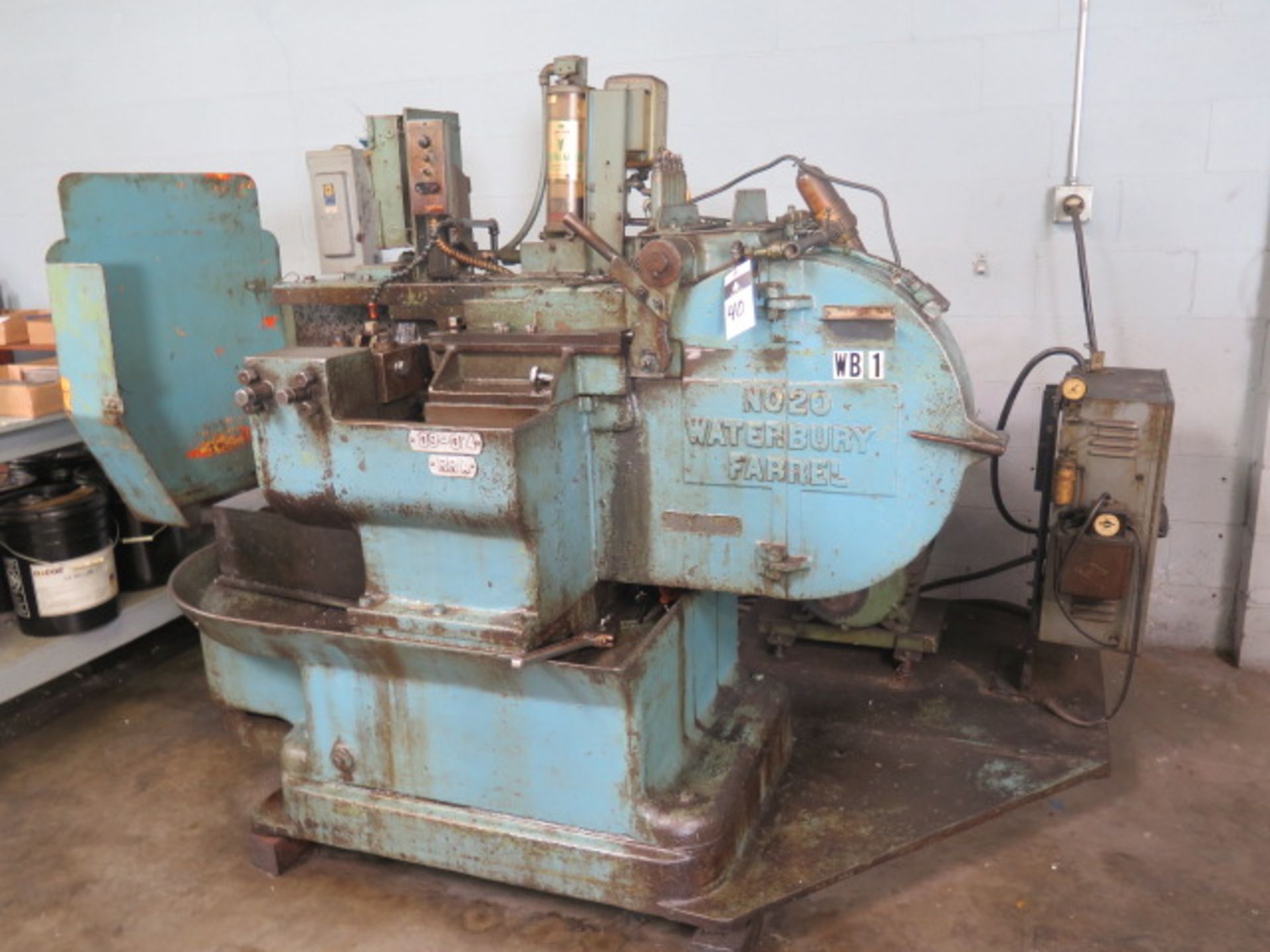 Waterbury Farrel No. 20 Thread Crush Rolling Machine s/n 123270-968 w/ Controlled Speed - Image 2 of 8