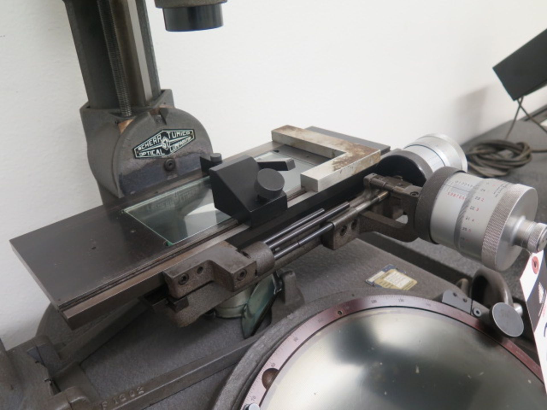 Scherr Tumico 14” Floor Model Optical Comparator w/ Surface and Profile Illumination - Image 4 of 7