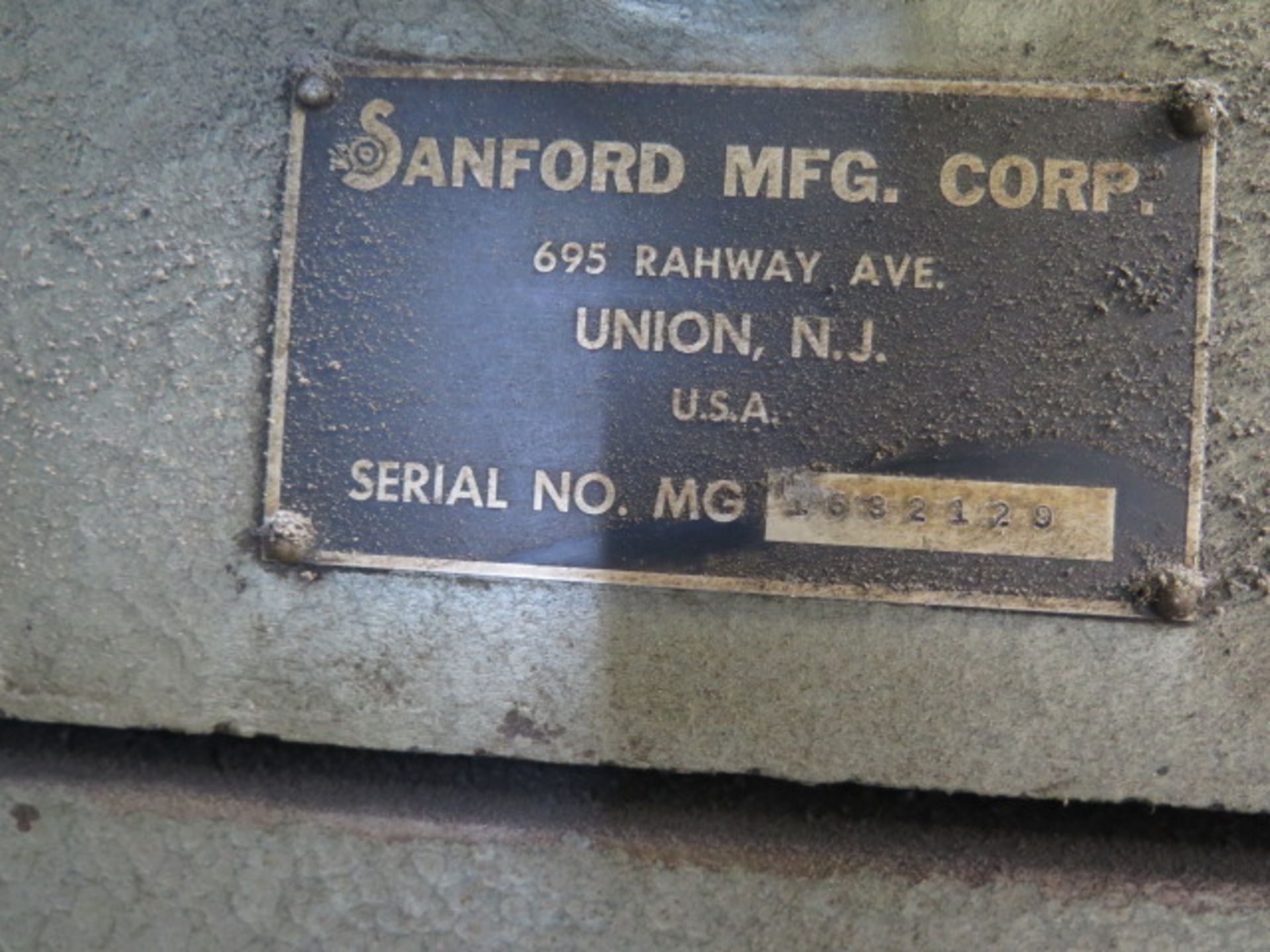 Sanford 6” x 10” Surface Grinder s/n 1632129 w/ Magnetic Chuck - Image 6 of 6