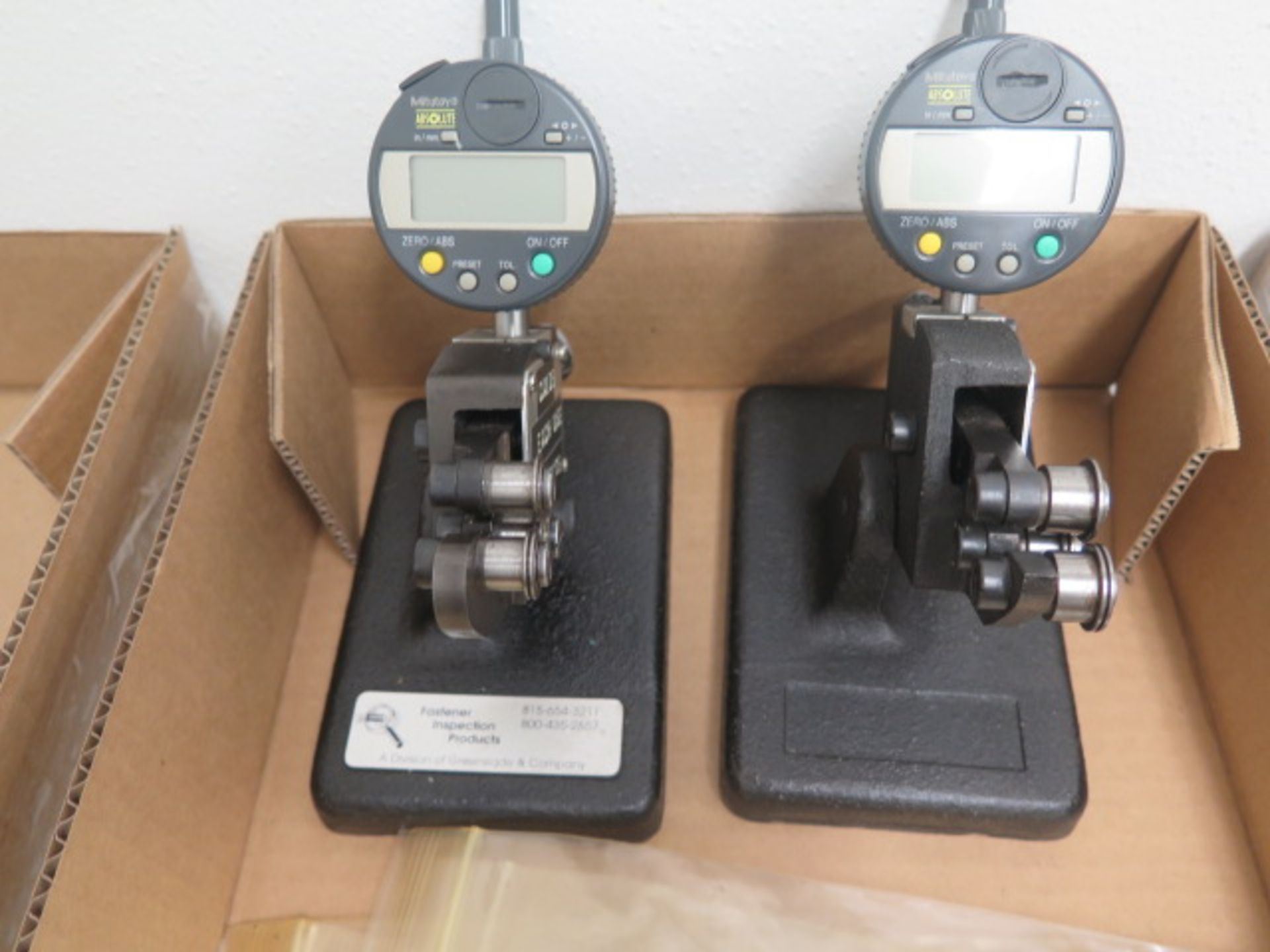 Fastener Inspection Products “Tri-Roll” Thread Gages (2) w/ Digital Indicators and Thread Dies - Image 3 of 3
