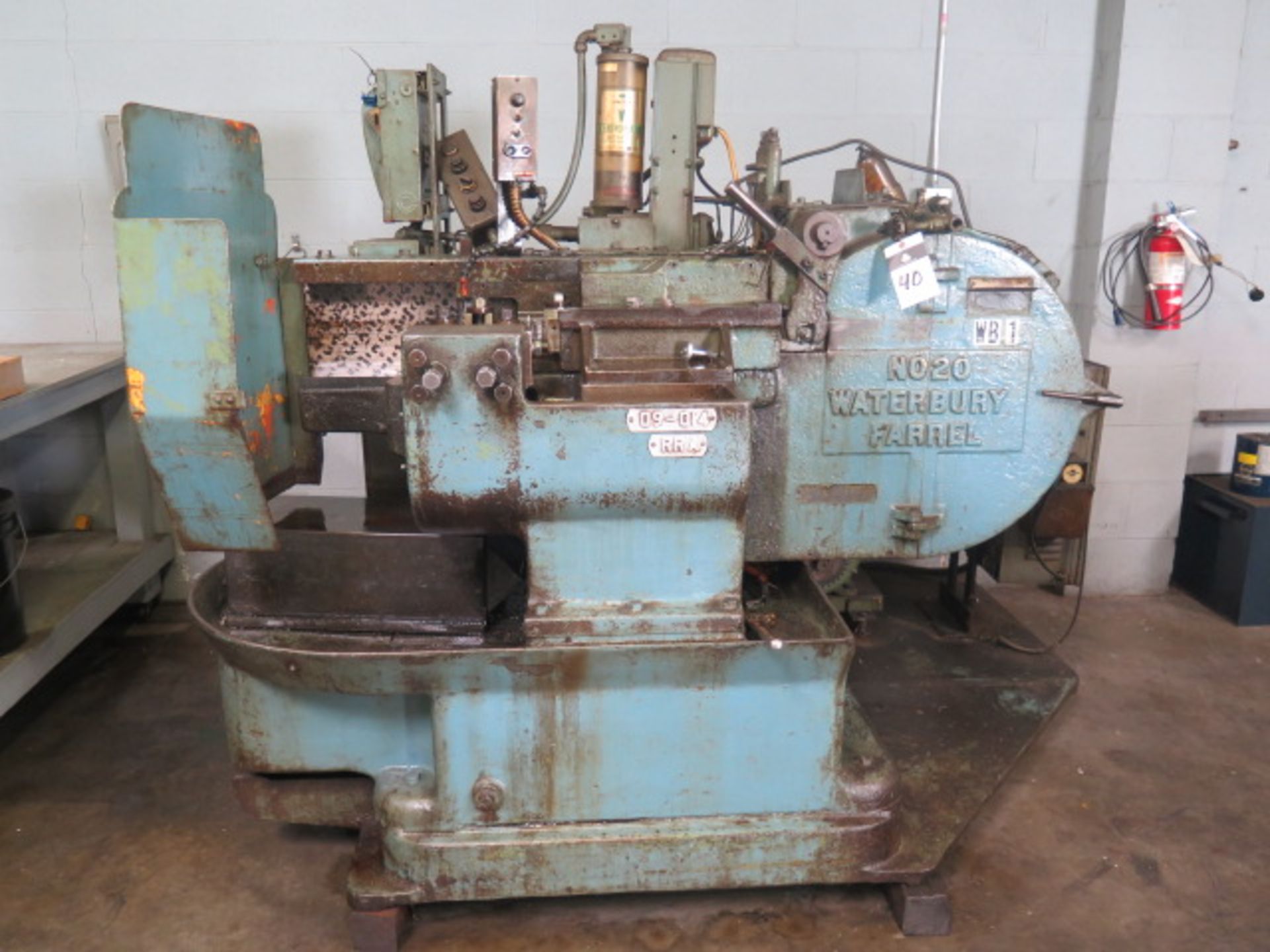 Waterbury Farrel No. 20 Thread Crush Rolling Machine s/n 123270-968 w/ Controlled Speed