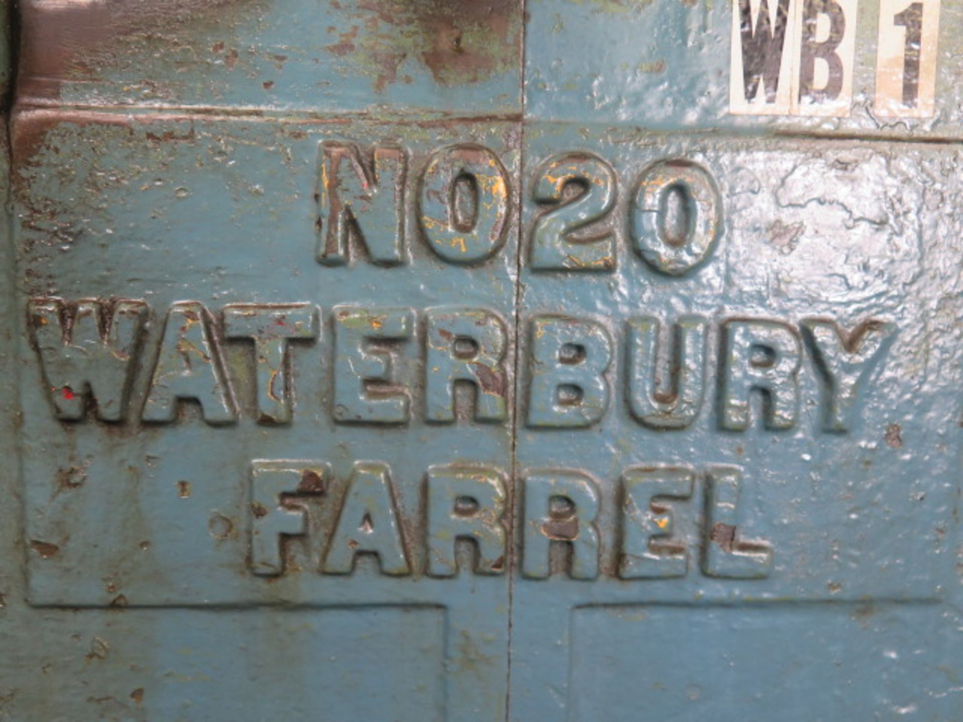 Waterbury Farrel No. 20 Thread Crush Rolling Machine s/n 123270-968 w/ Controlled Speed - Image 7 of 8