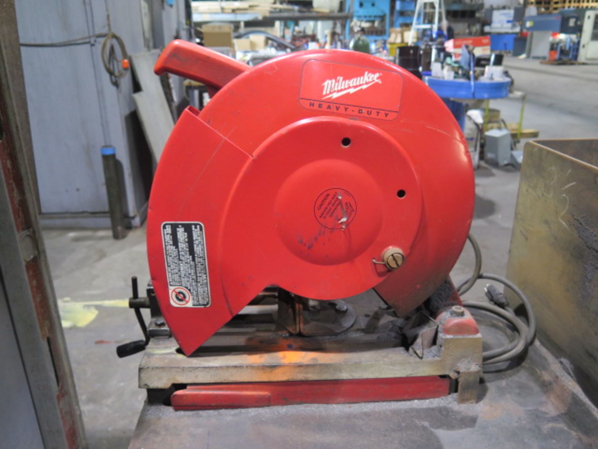 Milwaukee Abeasive Cutoff Saw and Nav-Line Cutoff Saw w/ Table - Image 3 of 3