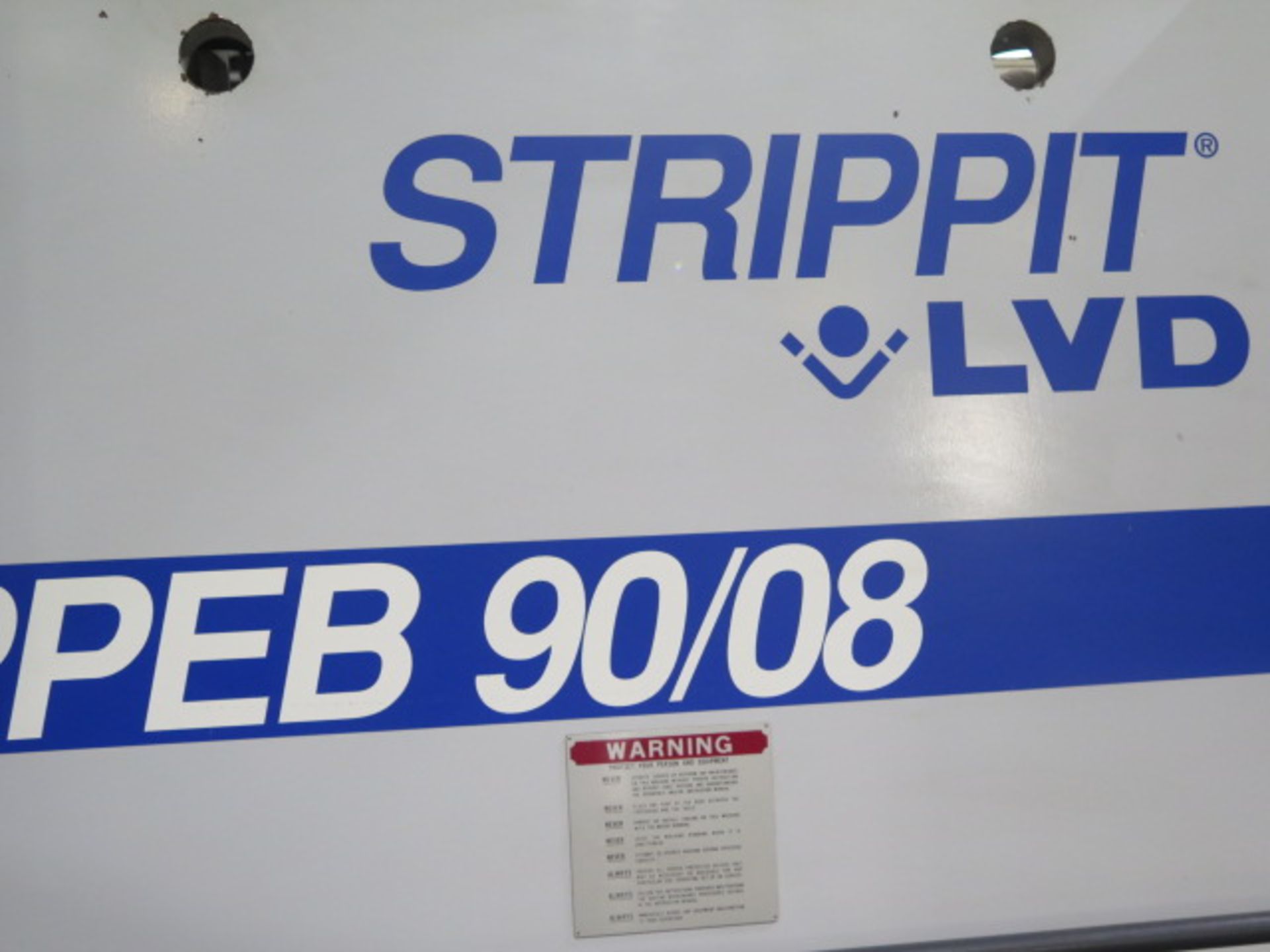 2000 Strippit LVD Type 90 BH 08 CADMAN-CNC “PPEB 90/08” 90 Ton x 8’ CNC Hydraulic Press Brake w/ LVD - Image 4 of 17