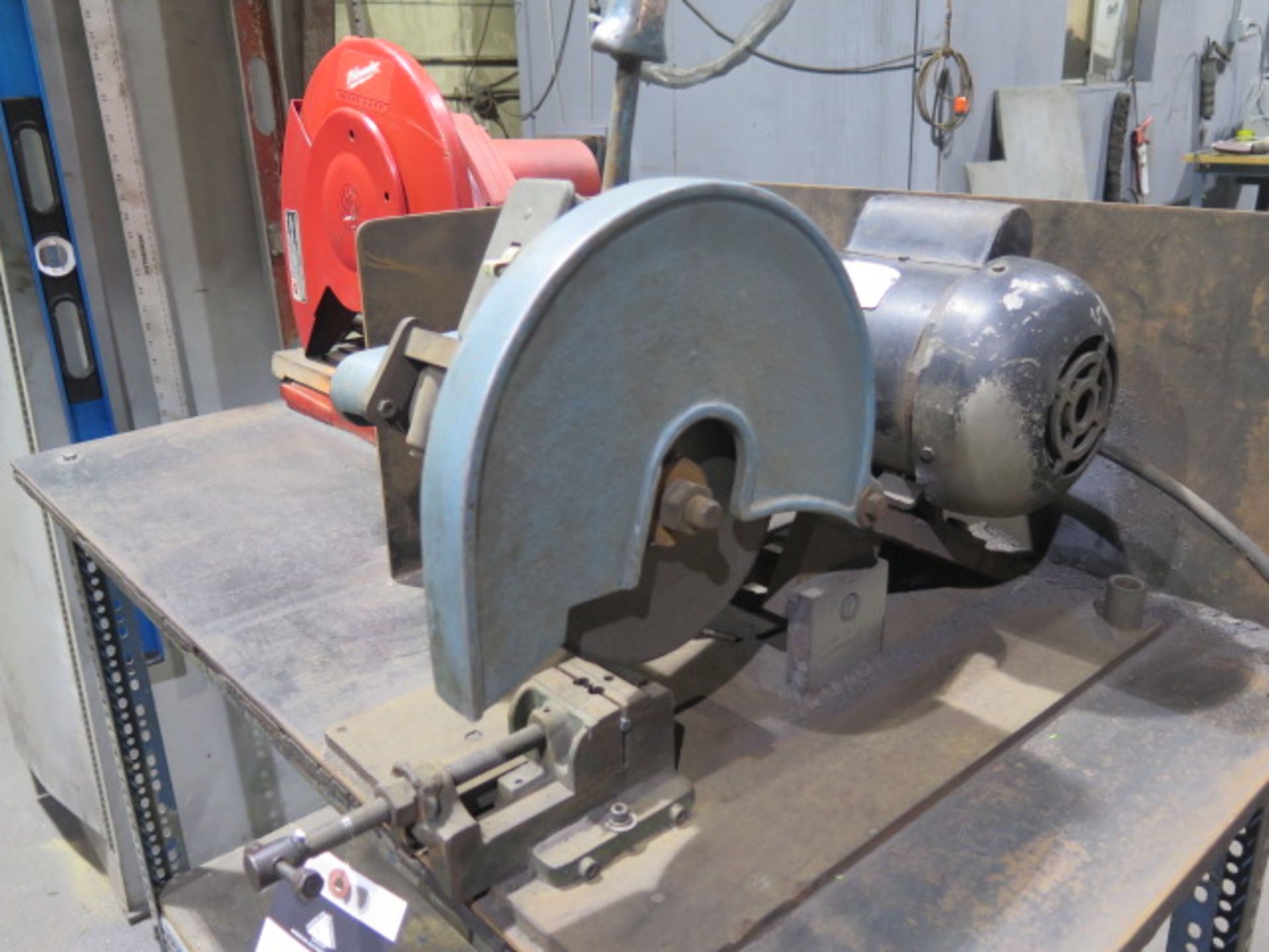 Milwaukee Abeasive Cutoff Saw and Nav-Line Cutoff Saw w/ Table - Image 2 of 3