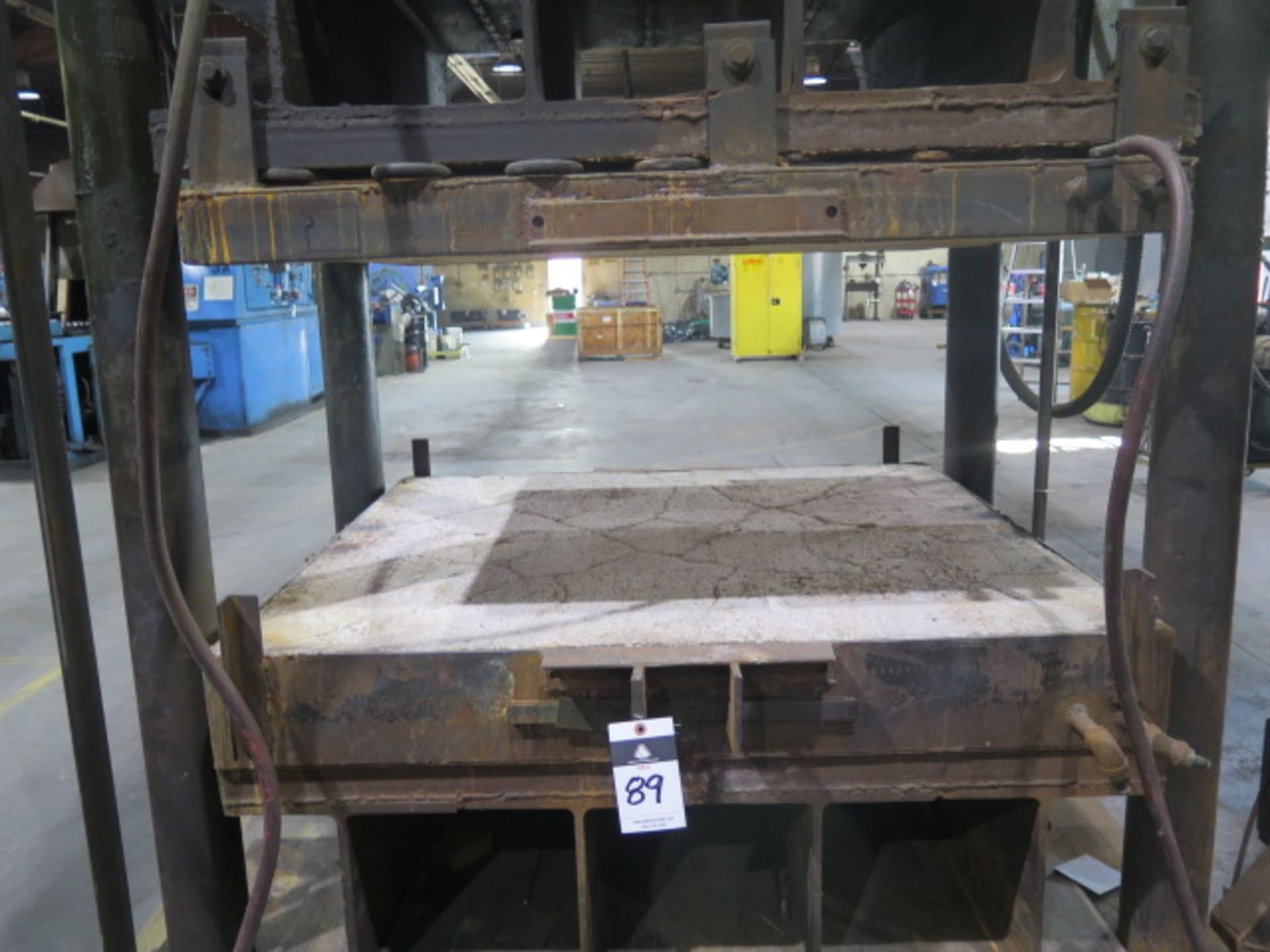 4-Post Hydraulic Heated Platen Press w/ 33 ½” x 49 ½” Between Posts, 48” Stroke - Image 6 of 7