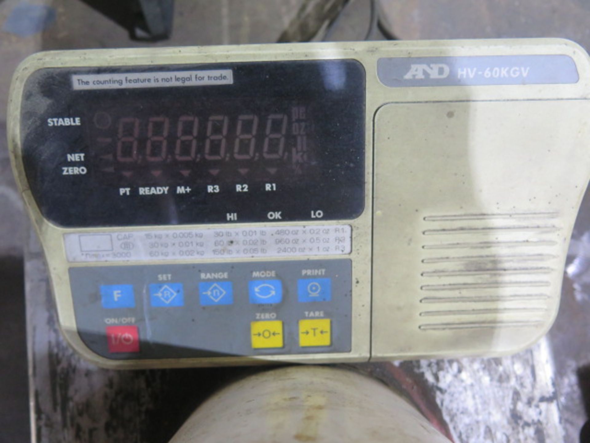 AND mdl. NV-60KGV Digital Counting Scale - Image 2 of 2