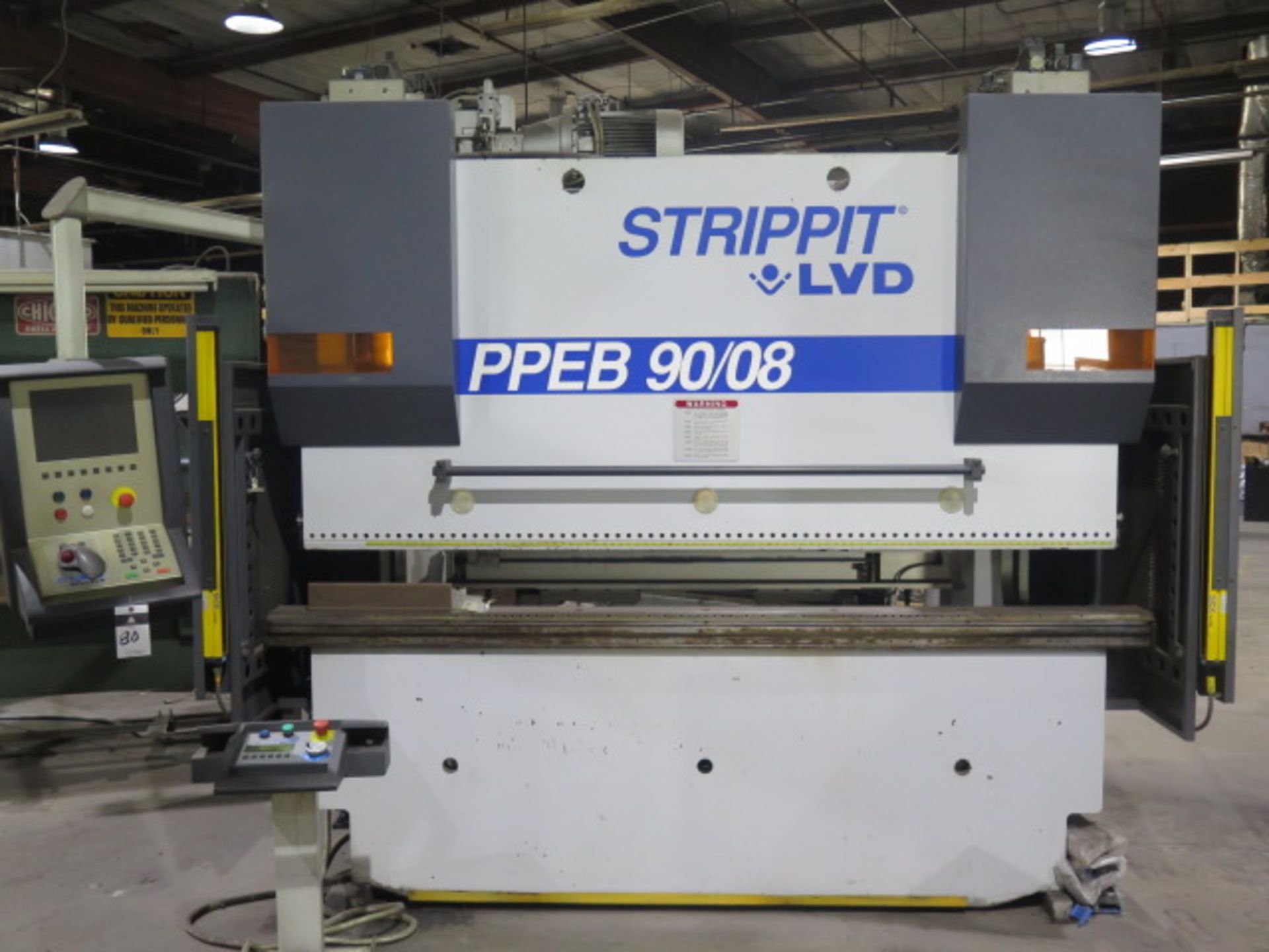 2000 Strippit LVD Type 90 BH 08 CADMAN-CNC “PPEB 90/08” 90 Ton x 8’ CNC Hydraulic Press Brake w/ LVD