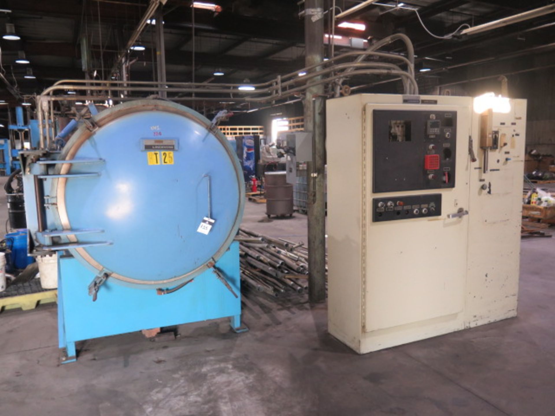 Lindburg Isobrite mdl. 0921830124CX 1400 Deg F Vacuum Furnace s/n 80-60024-1-1 w/ Lindburg