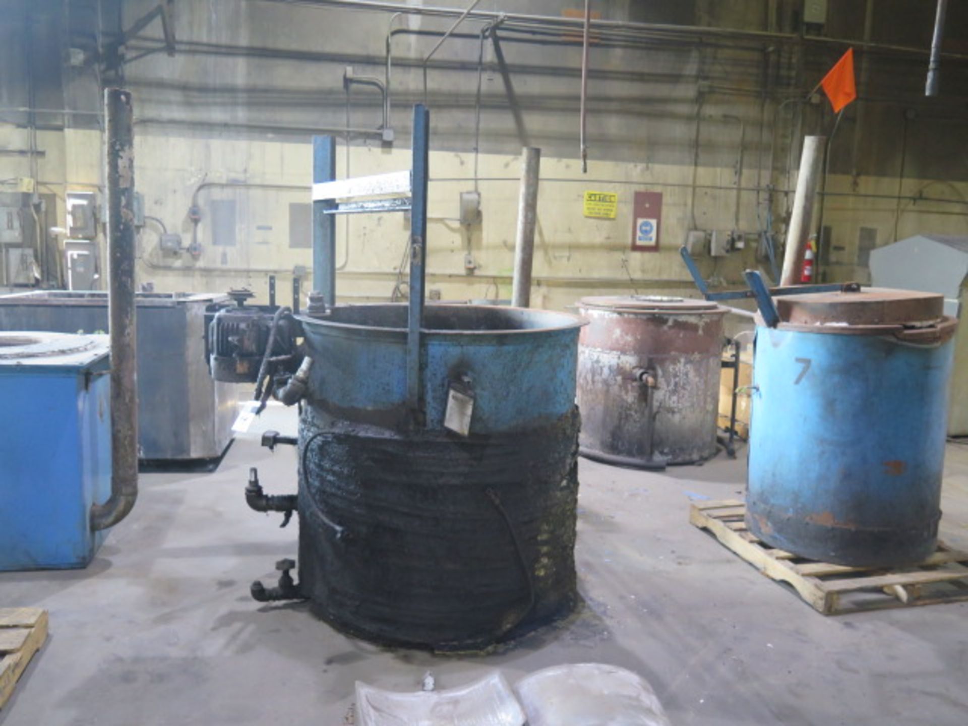 Neutral Salt Bath System w/ Furnaces, Salt and Oil Quench Tanks - Image 4 of 4