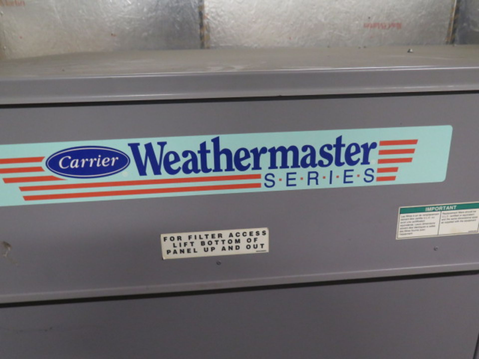 Carrier “Weather Master Series” 50HJ-005---3---- Heat Pump 208/230V-1ph - Image 4 of 5