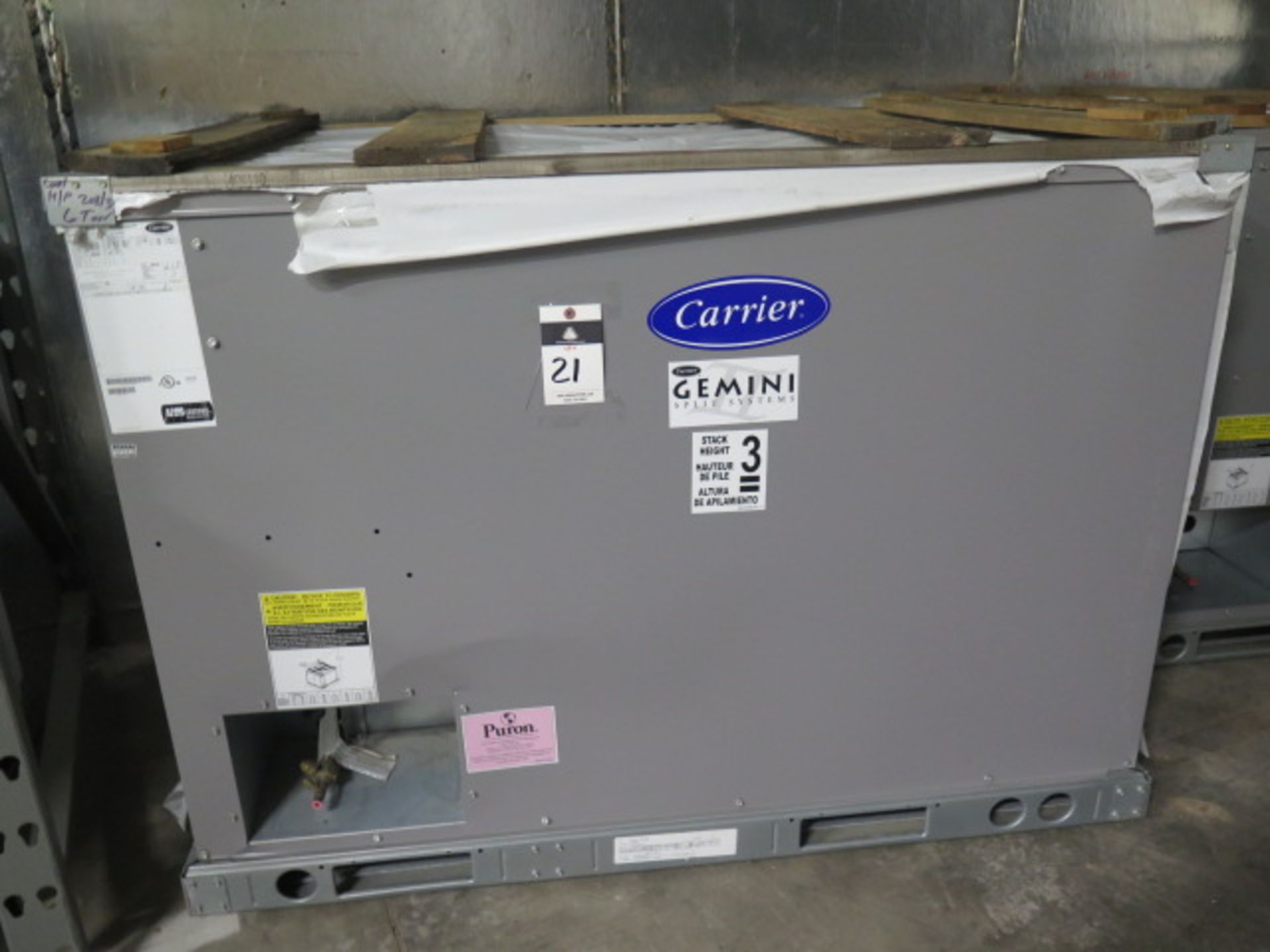 Carrier “Gemini Split Systems” 38AUQA07A0A5-0A0A0 6 Ton Dual Voltage Heat Pump Air Conditioners,