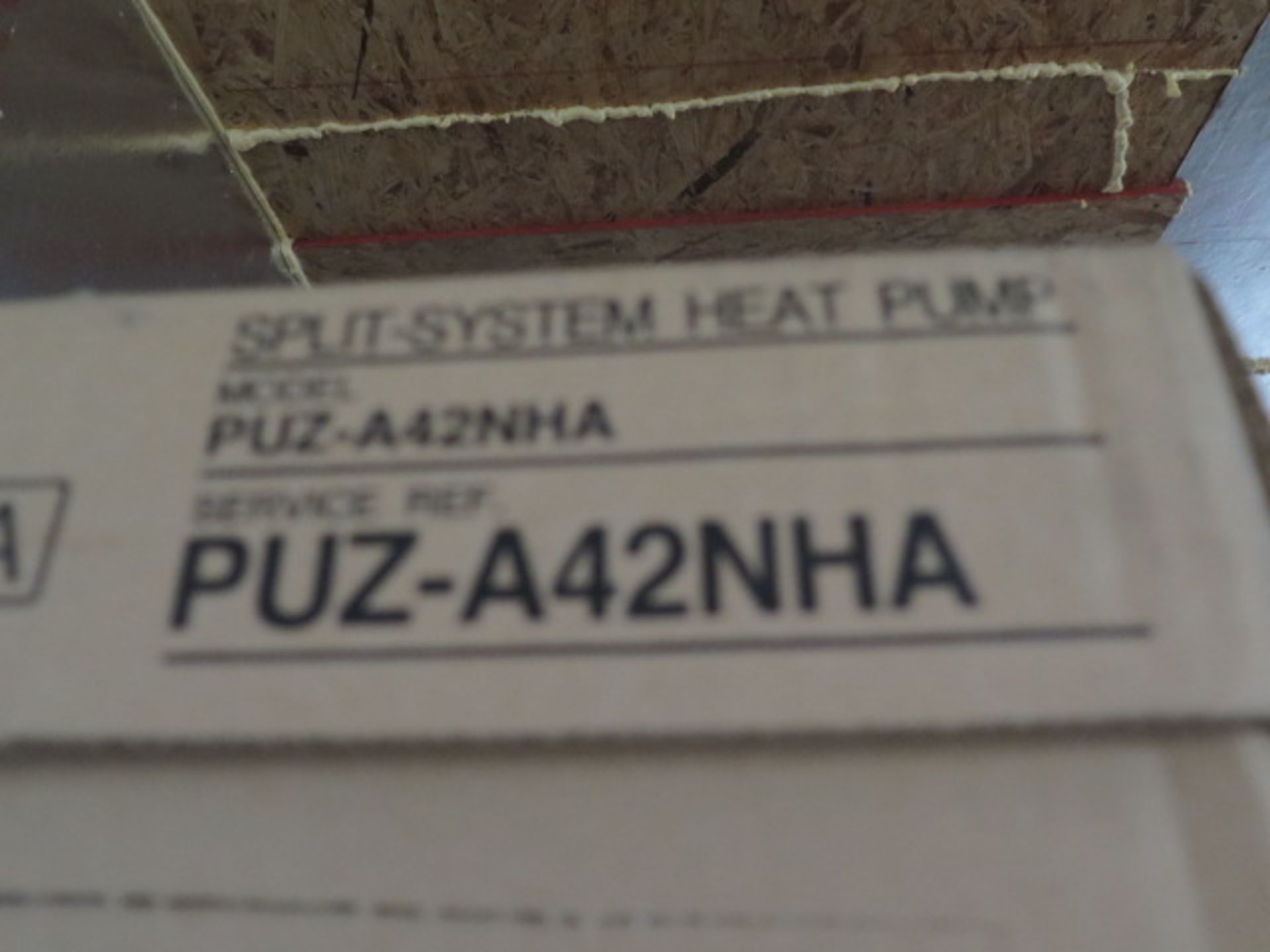 Mitsubishi PUZ-A24NHA6 Heat Pump w/ PKA-A24KA6 Ceiling Cassette - Image 2 of 2