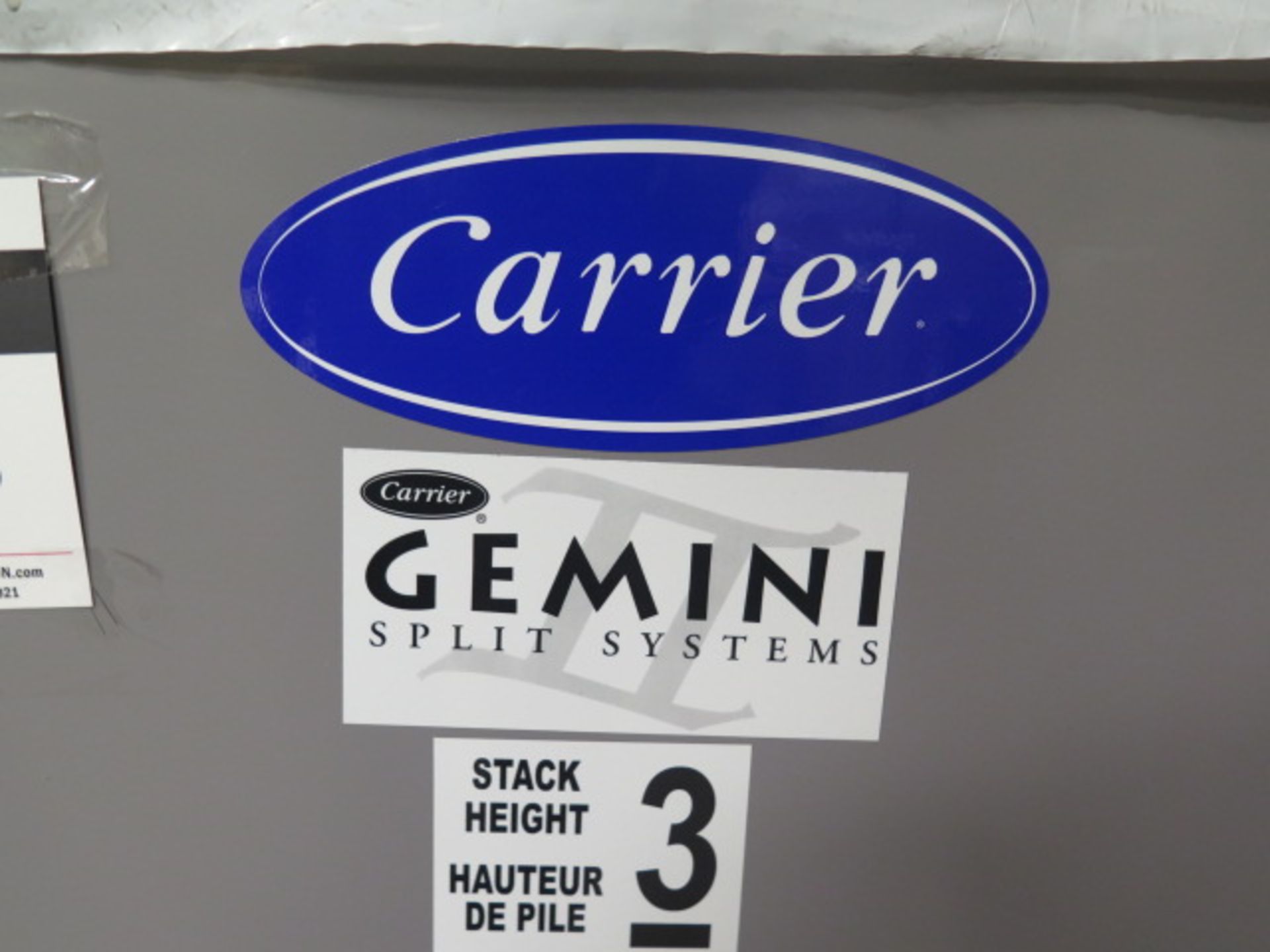 Carrier “Gemini Split Systems” 38AUQA07A0A6-0A0A0 6 Ton Dual Voltage Heat Pump Air Conditioners, - Image 4 of 7