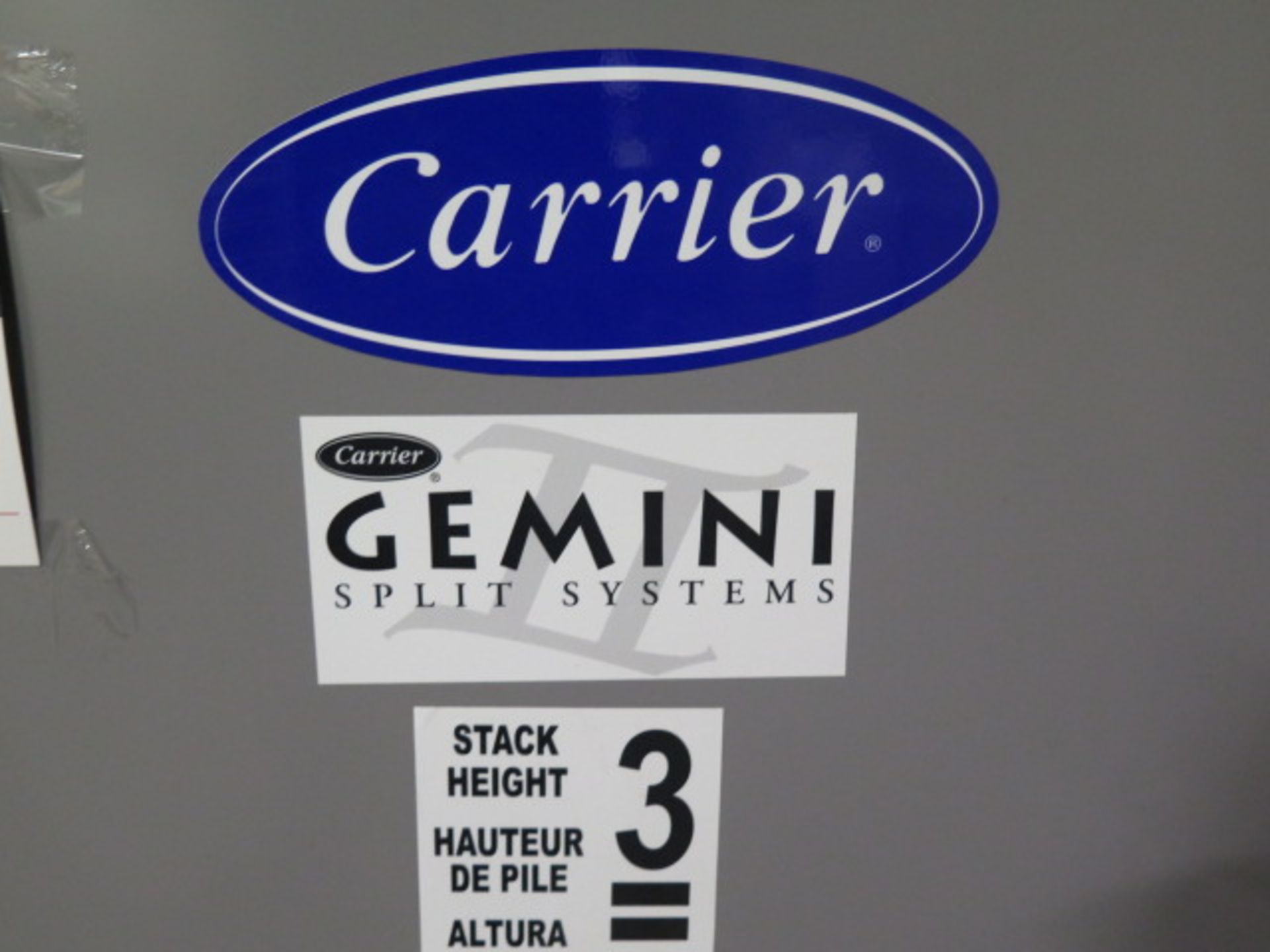 Carrier “Gemini Split Systems” 38AUQA07A0A5-0A0A0 6 Ton Dual Voltage Heat Pump Air Conditioners, - Image 5 of 8