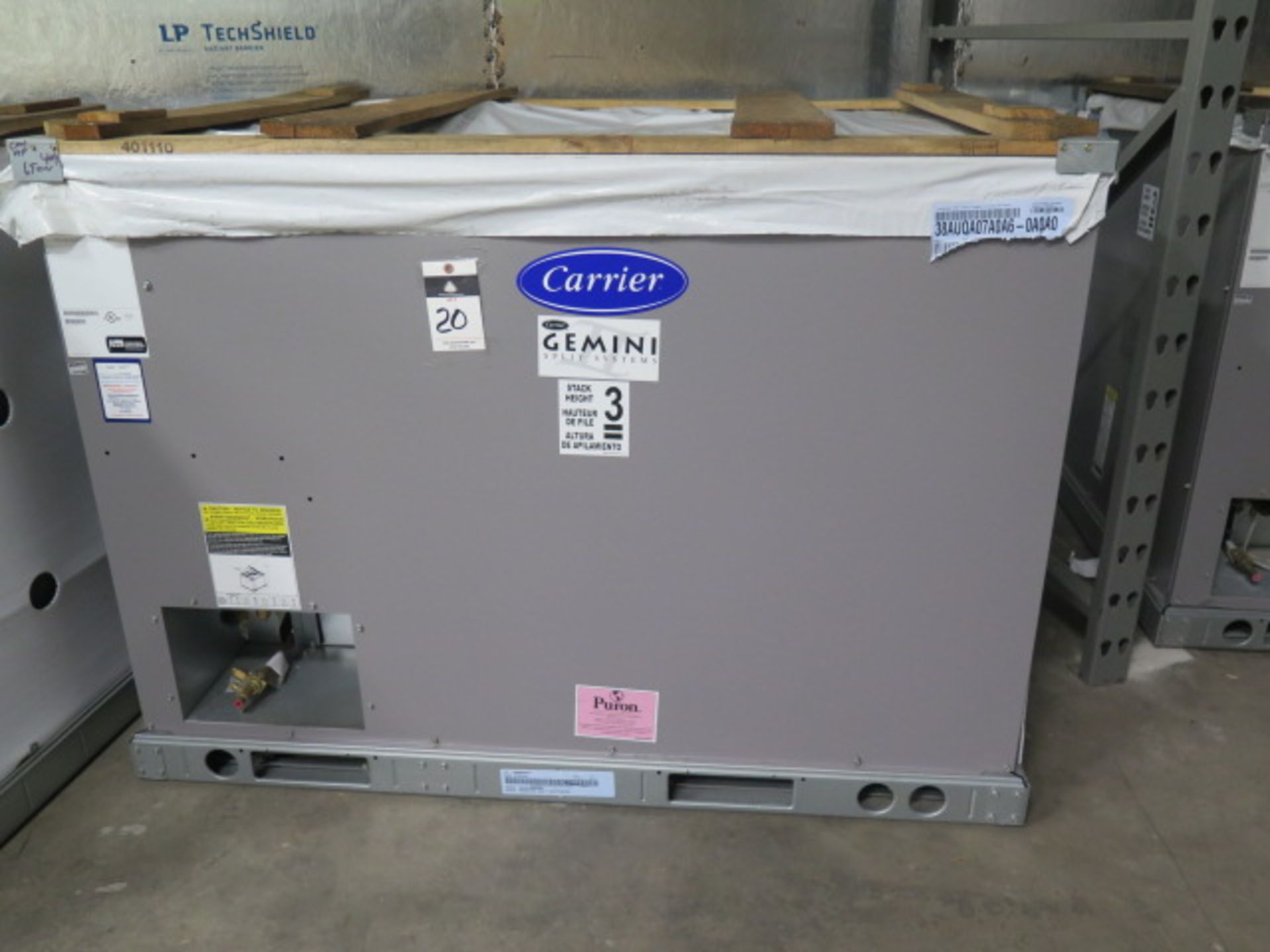 Carrier “Gemini Split Systems” 38AUQA07A0A6-0A0A0 6 Ton Dual Voltage Heat Pump Air Conditioners,