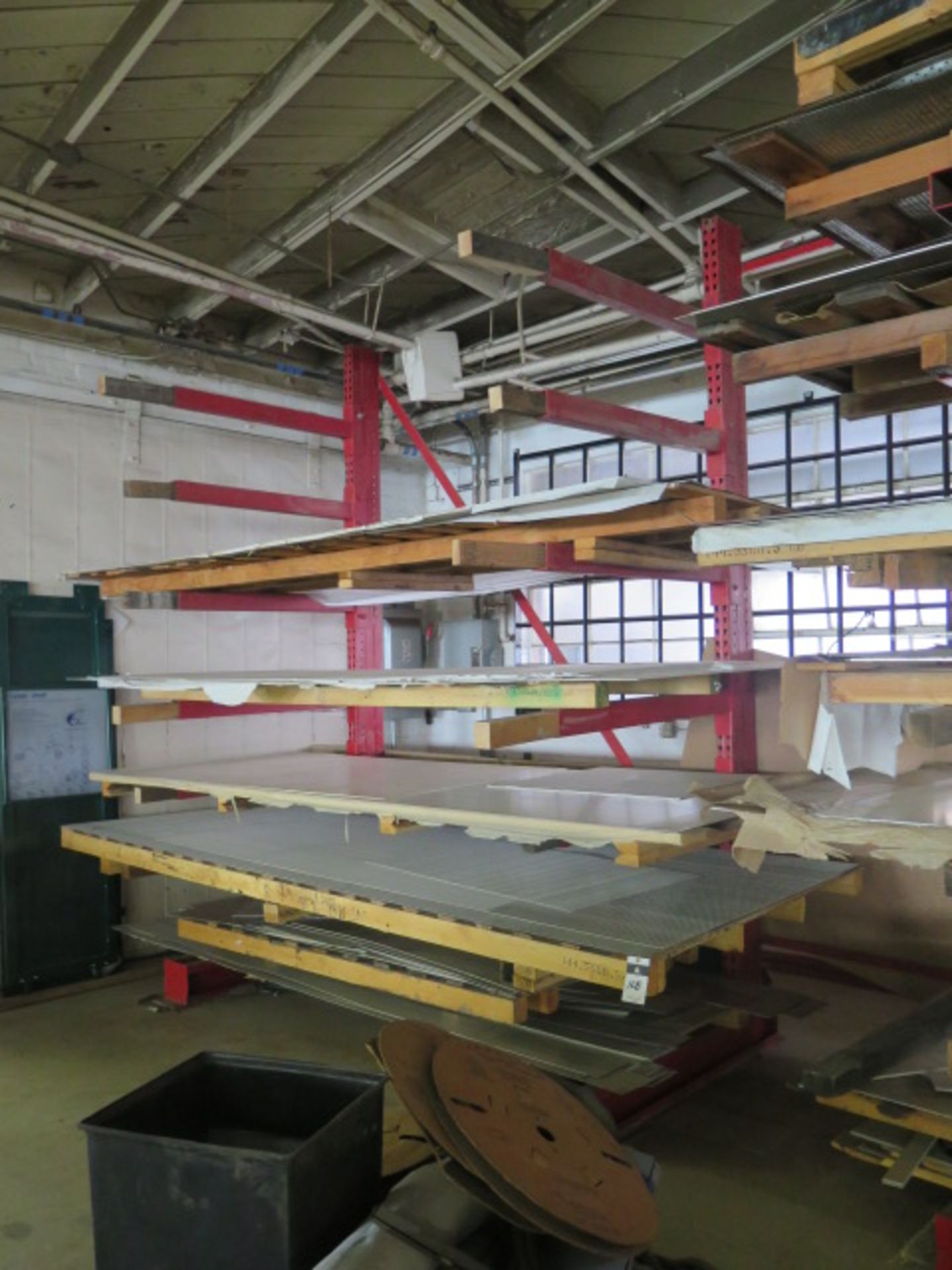 Cantilever Sheet Stock Racks (2) - Image 2 of 2