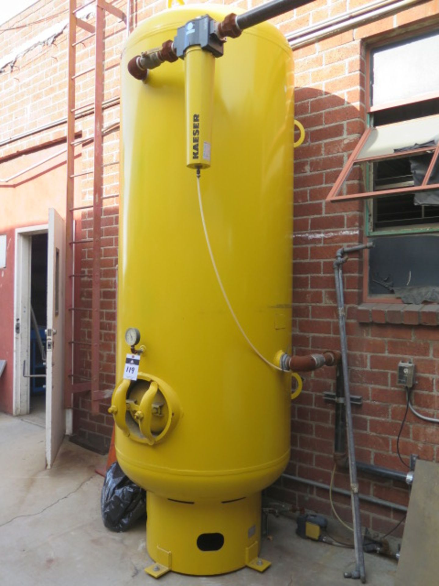 2016 Kaeser Vertical Air Storage Tank