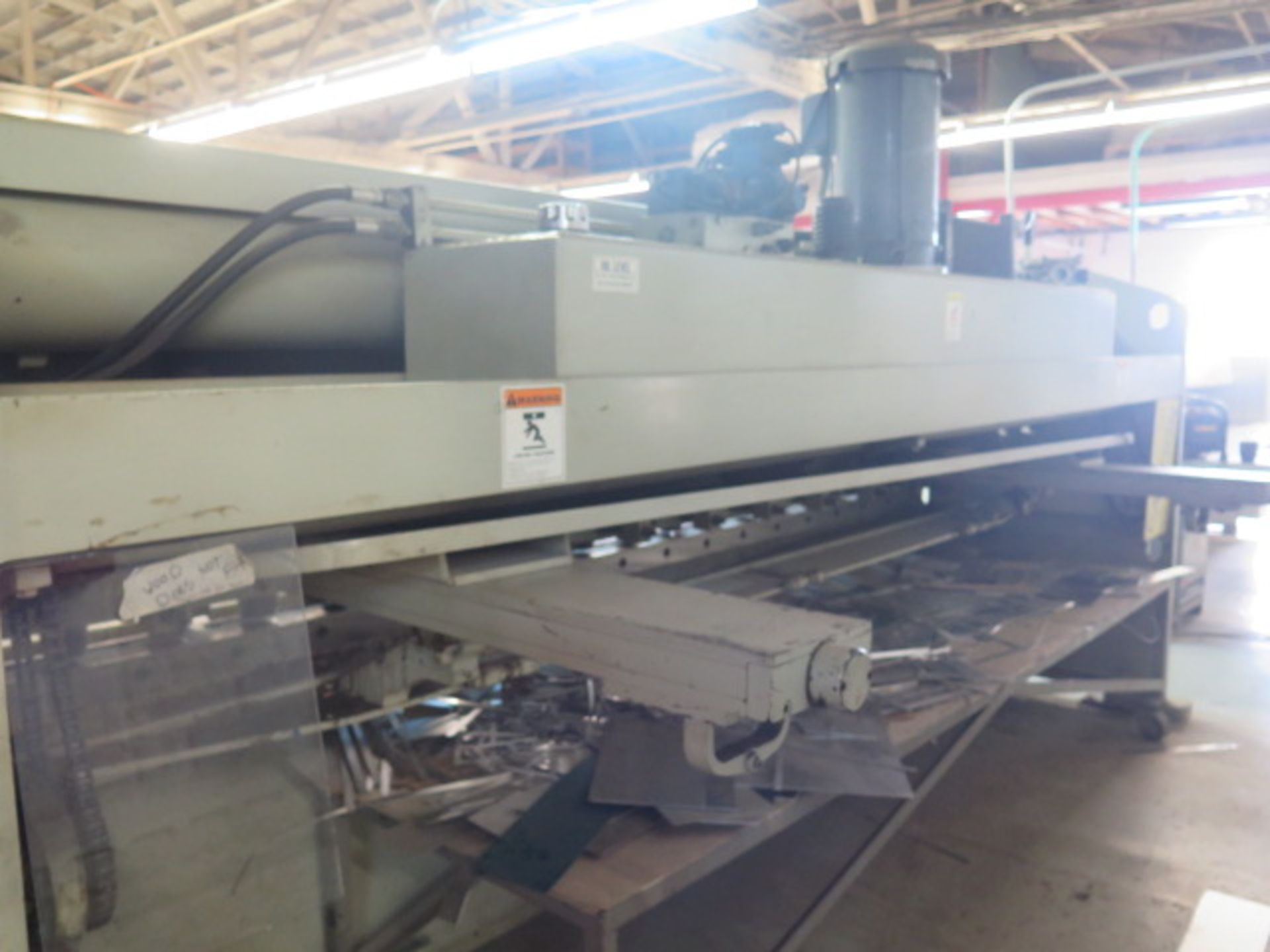 2002 Accurshear 625012 ¼” Cap x 12’ CNC Hydraulic Power Shear s/n 4451 w/ Accurshear CNC Back - Image 5 of 9