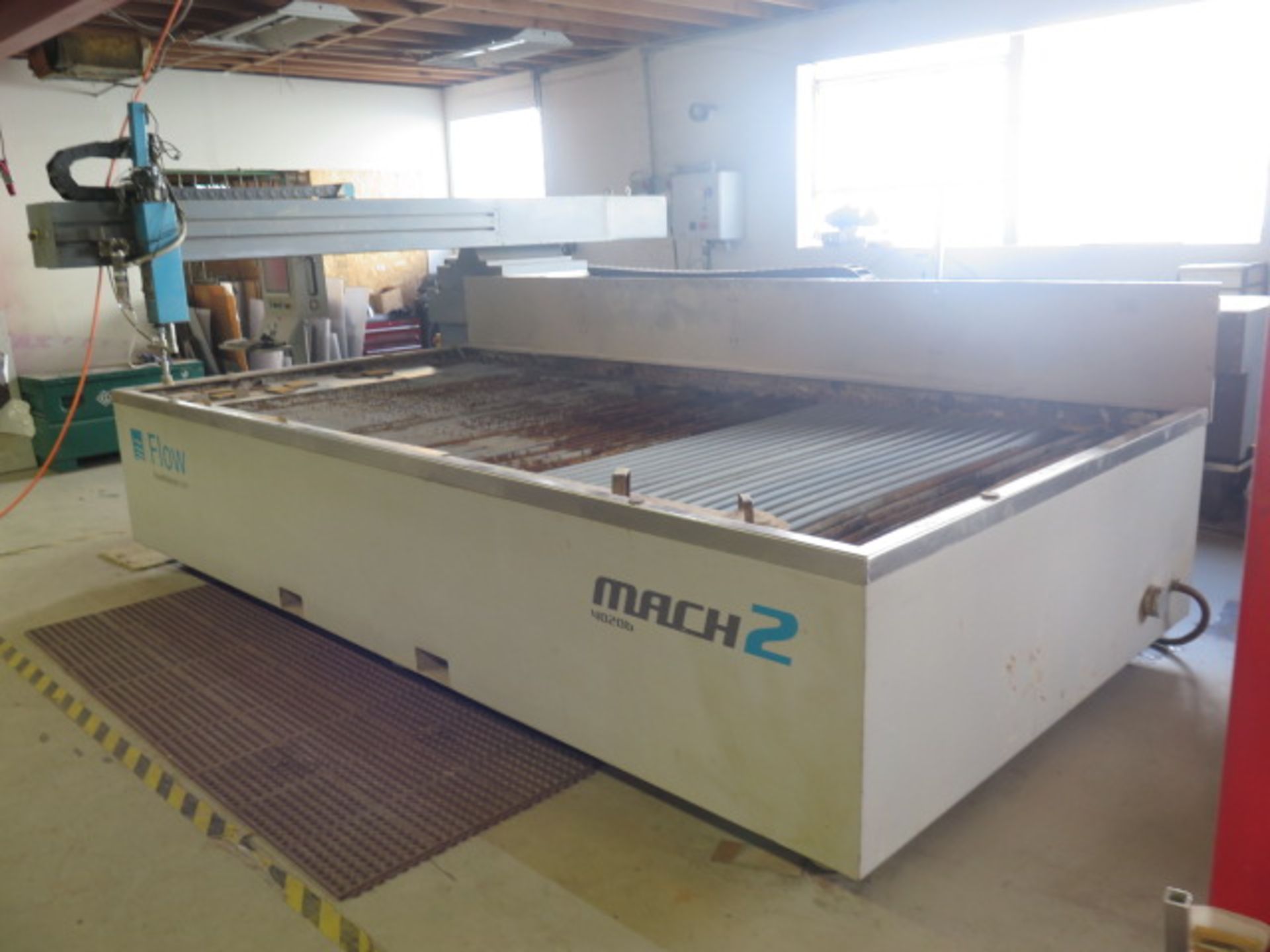 2013 Flow Mach-2 4020b mdl. M2 4020B CNC Waterjet Contour Machine w/ Flow Pedestal Controls, mdl. - Image 3 of 16