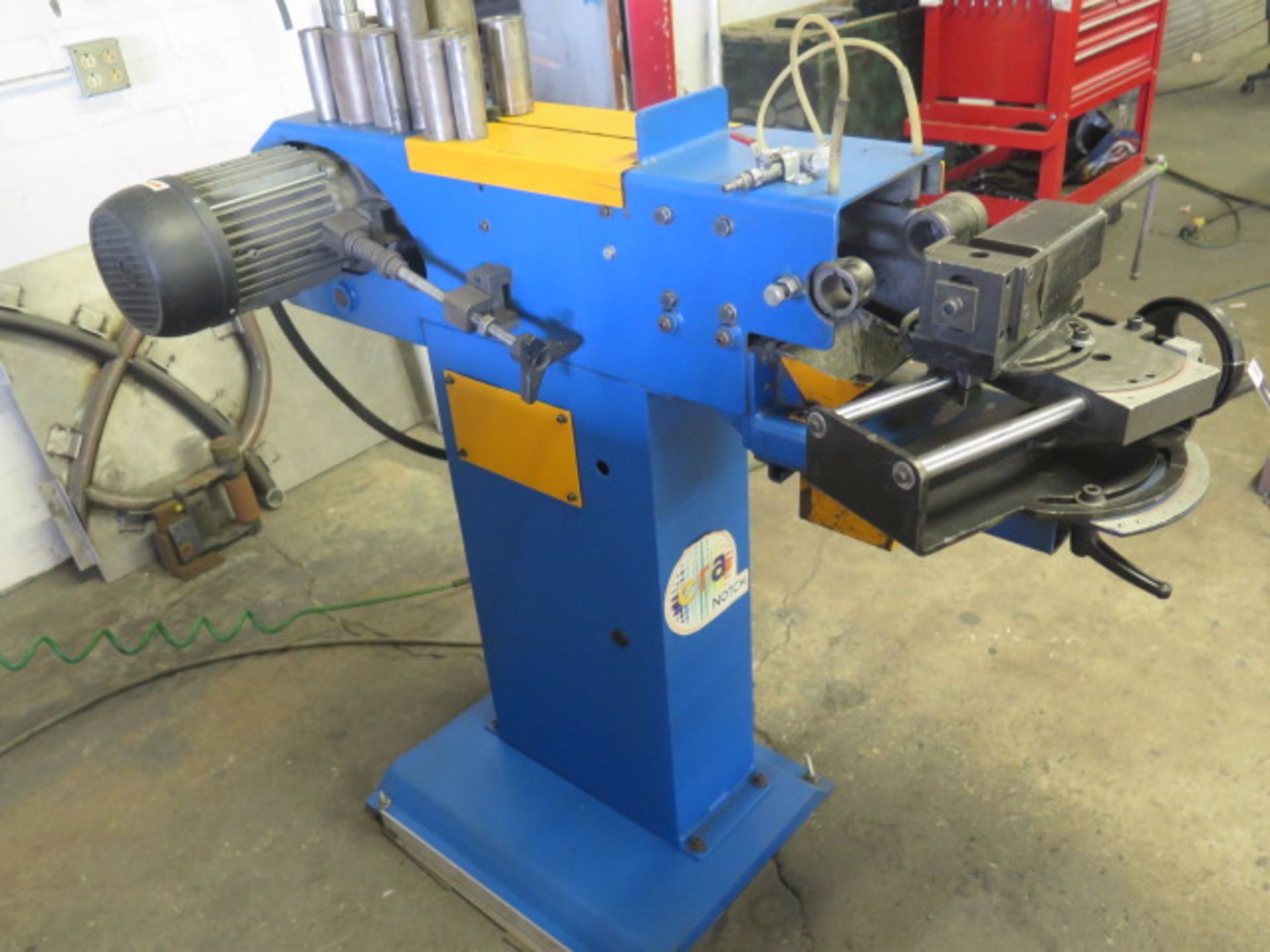 2004 CML / Ercolina Type EN100 Coping Sander s/n 1004046 w/ 5" Belt Cap, Manual Clamping, Compound - Image 3 of 8