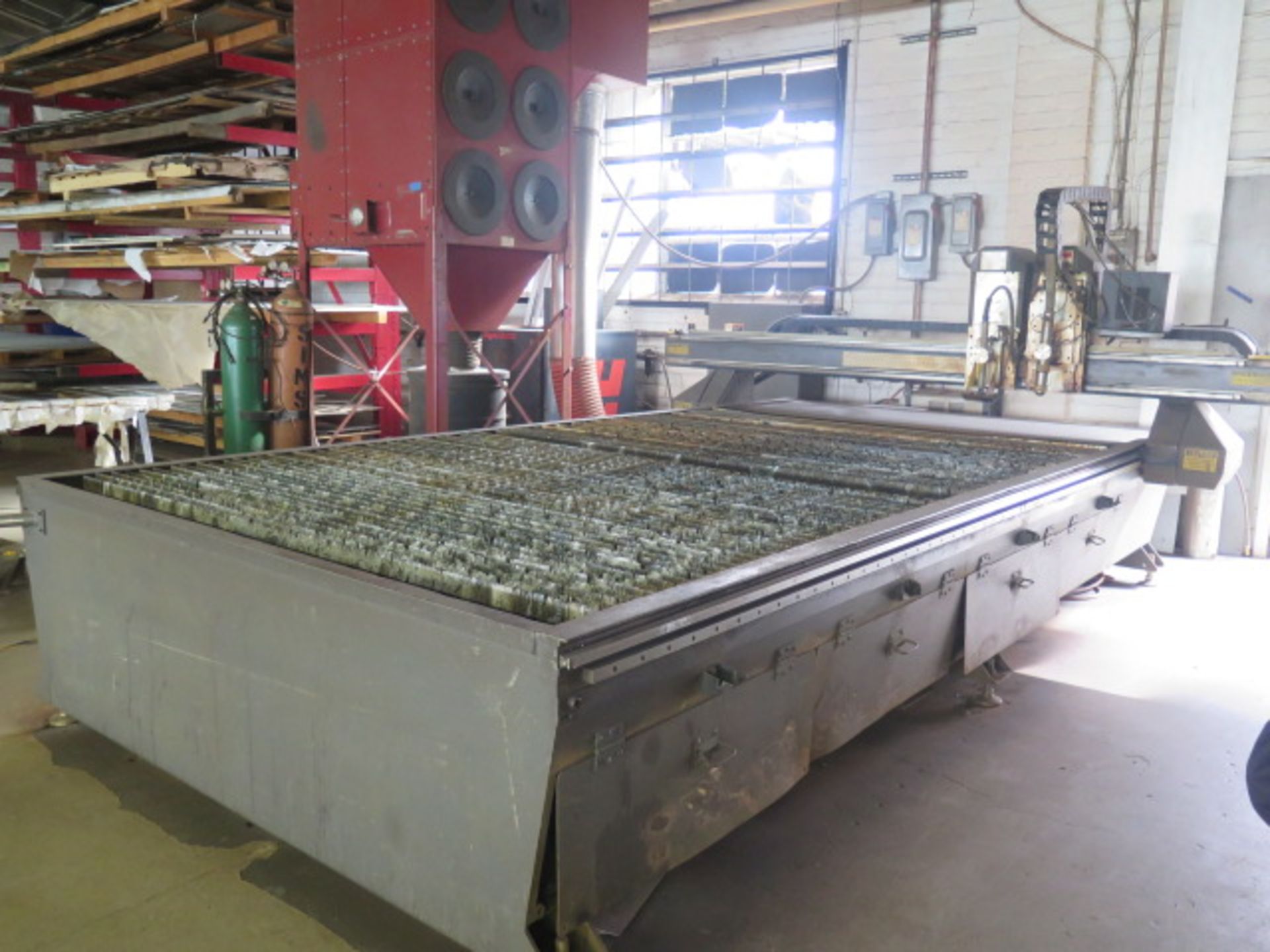 MultiCam 2-Head CNC Plasma Cutting Machine s/n 3305 P7028 w/ MultiCam Pendant Controls, Hypertherm - Image 2 of 17