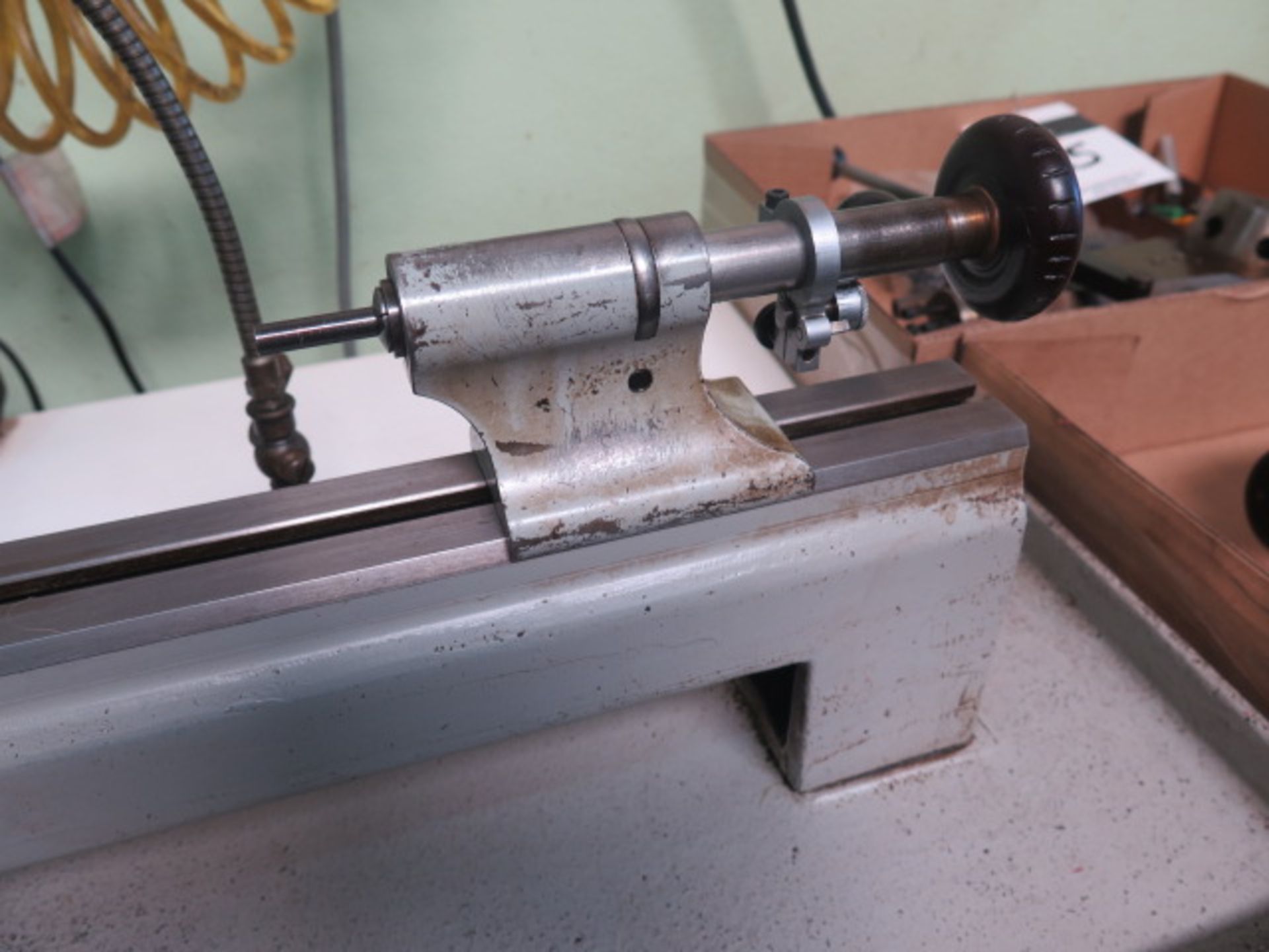 Levin Type 061202 Jewelers Lathe s/n D08913 w/ Cross Slide, Tailstock, Adjustable Spindle RPM - Image 5 of 11