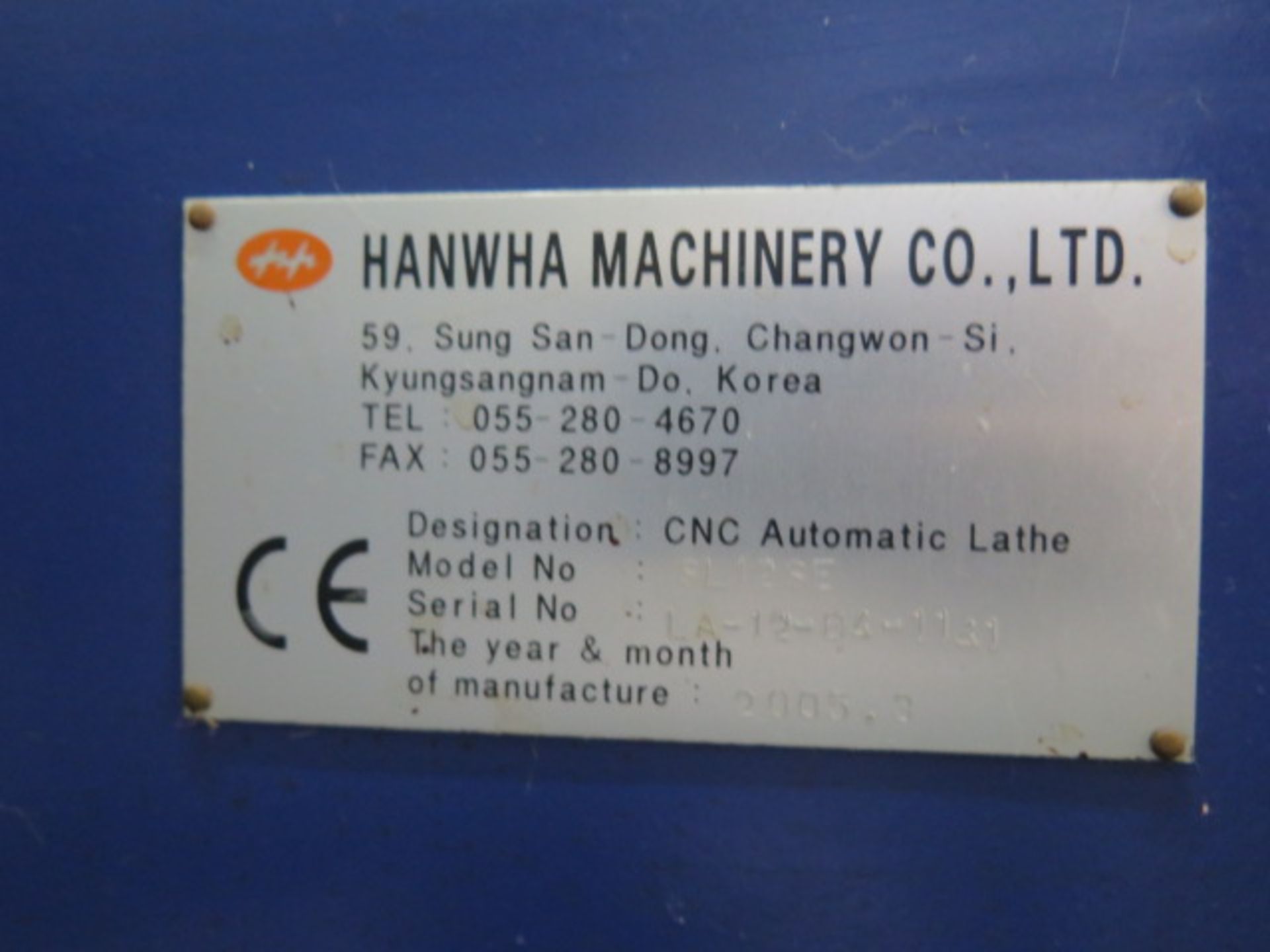 2005 Hanwa SL12Se Twin Spindle CNC Swiss Type Screw Machine s/n LA-12-B4-1141 w/ Fanuc Series 0i- - Image 13 of 16
