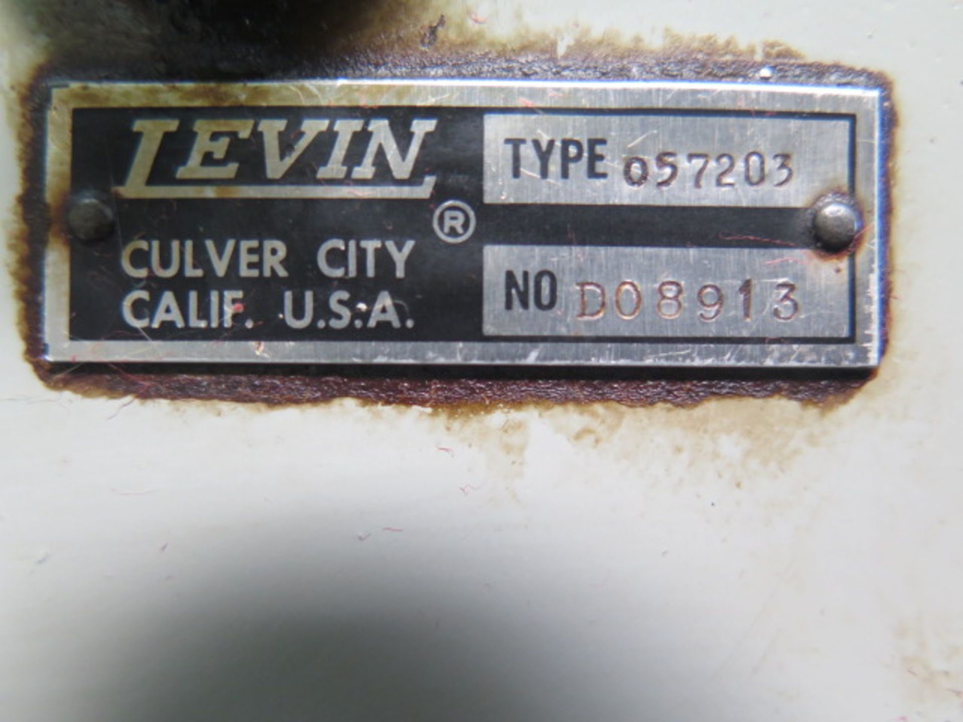 Levin Type 061202 Jewelers Lathe s/n D08913 w/ Cross Slide, Tailstock, Adjustable Spindle RPM - Image 11 of 11