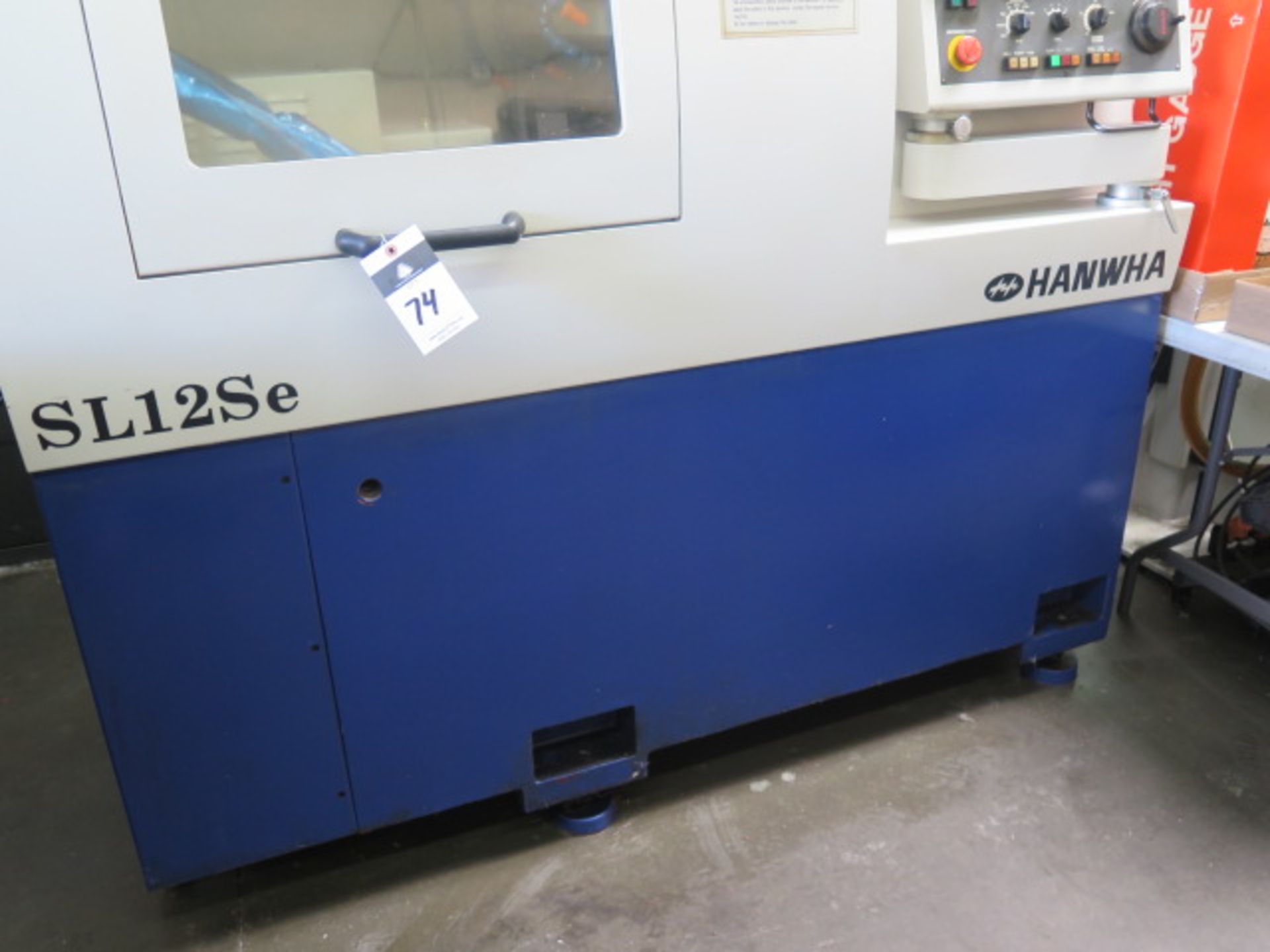 2005 Hanwa SL12Se Twin Spindle CNC Swiss Type Screw Machine s/n LA-12-B4-1141 w/ Fanuc Series 0i- - Image 4 of 16