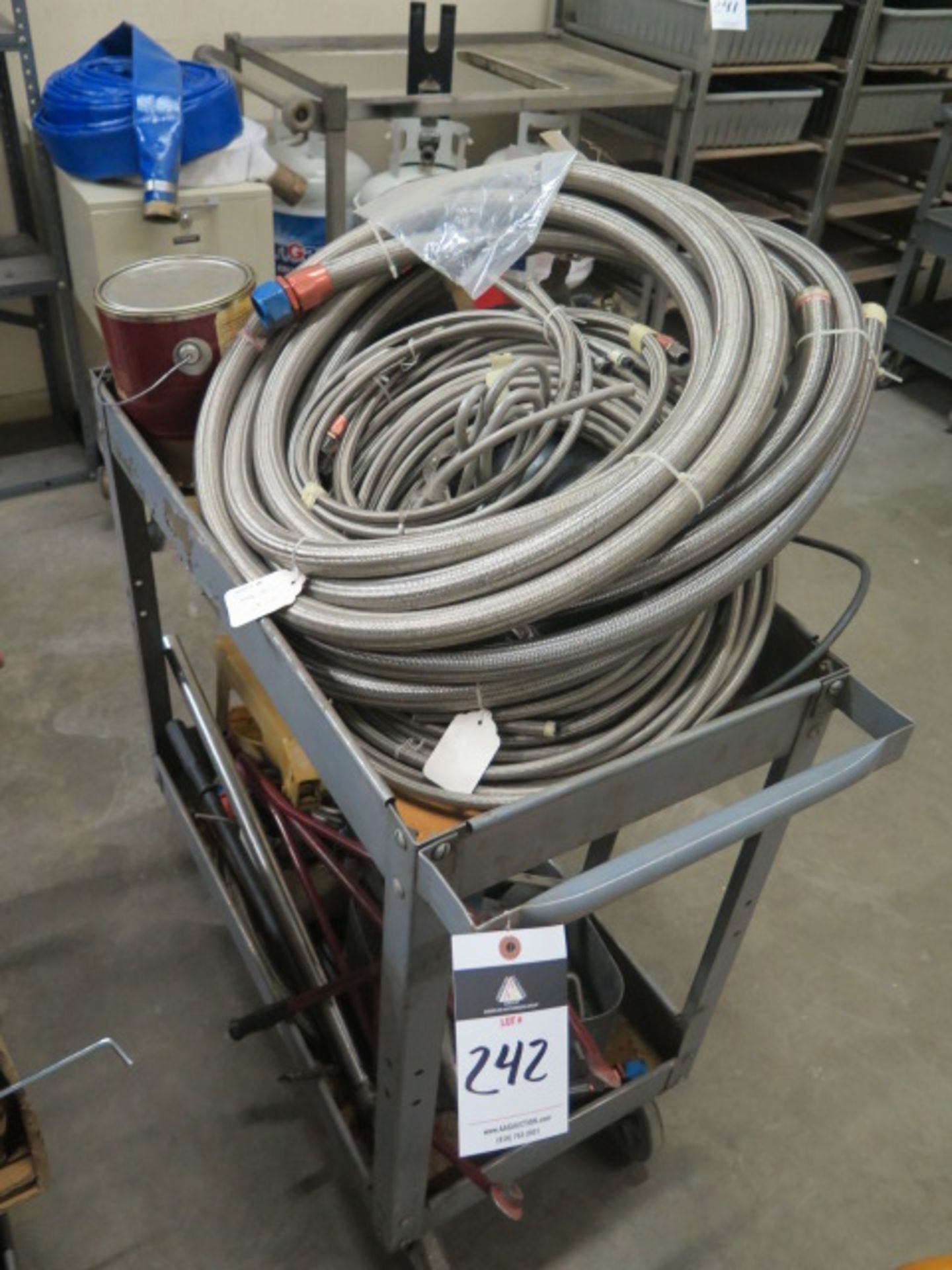 Steel Braided Hose and Cart