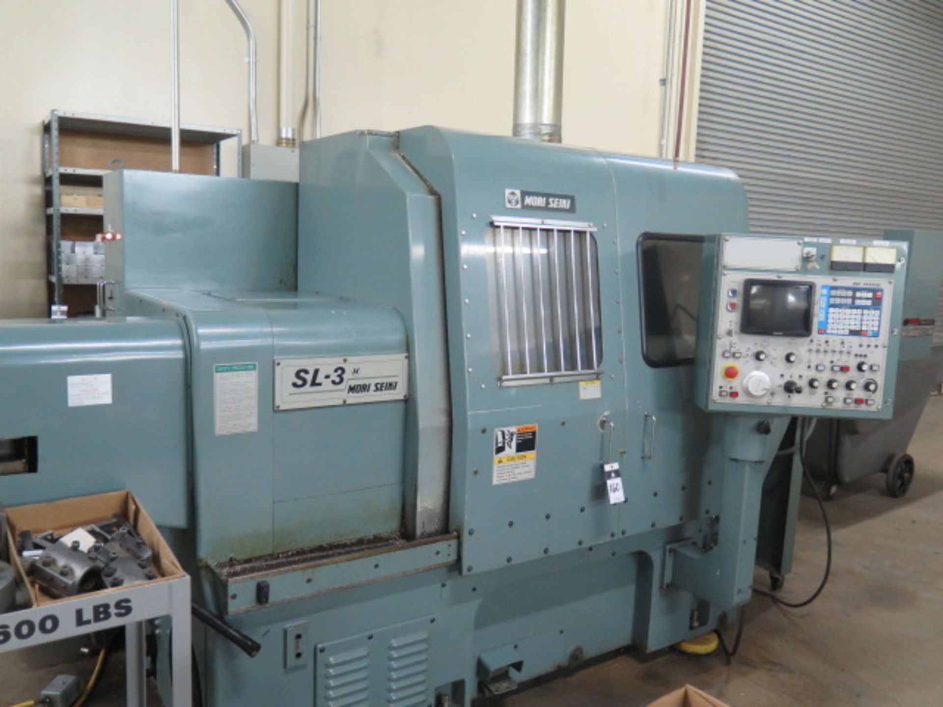 Mori Seiki SL-3B CNC Turning Center s/n 4262 w/ Mori-Yasnac Controls, 12-Station Turret, Hydraulic - Image 2 of 15