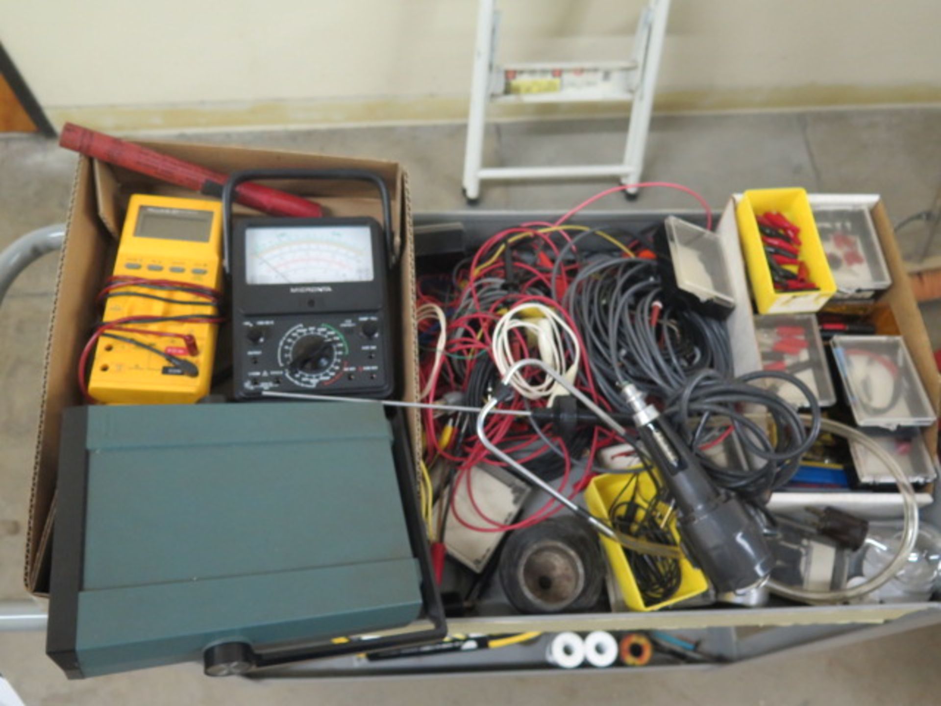 Misc Electrical Test Equipment and Cart - Image 2 of 4