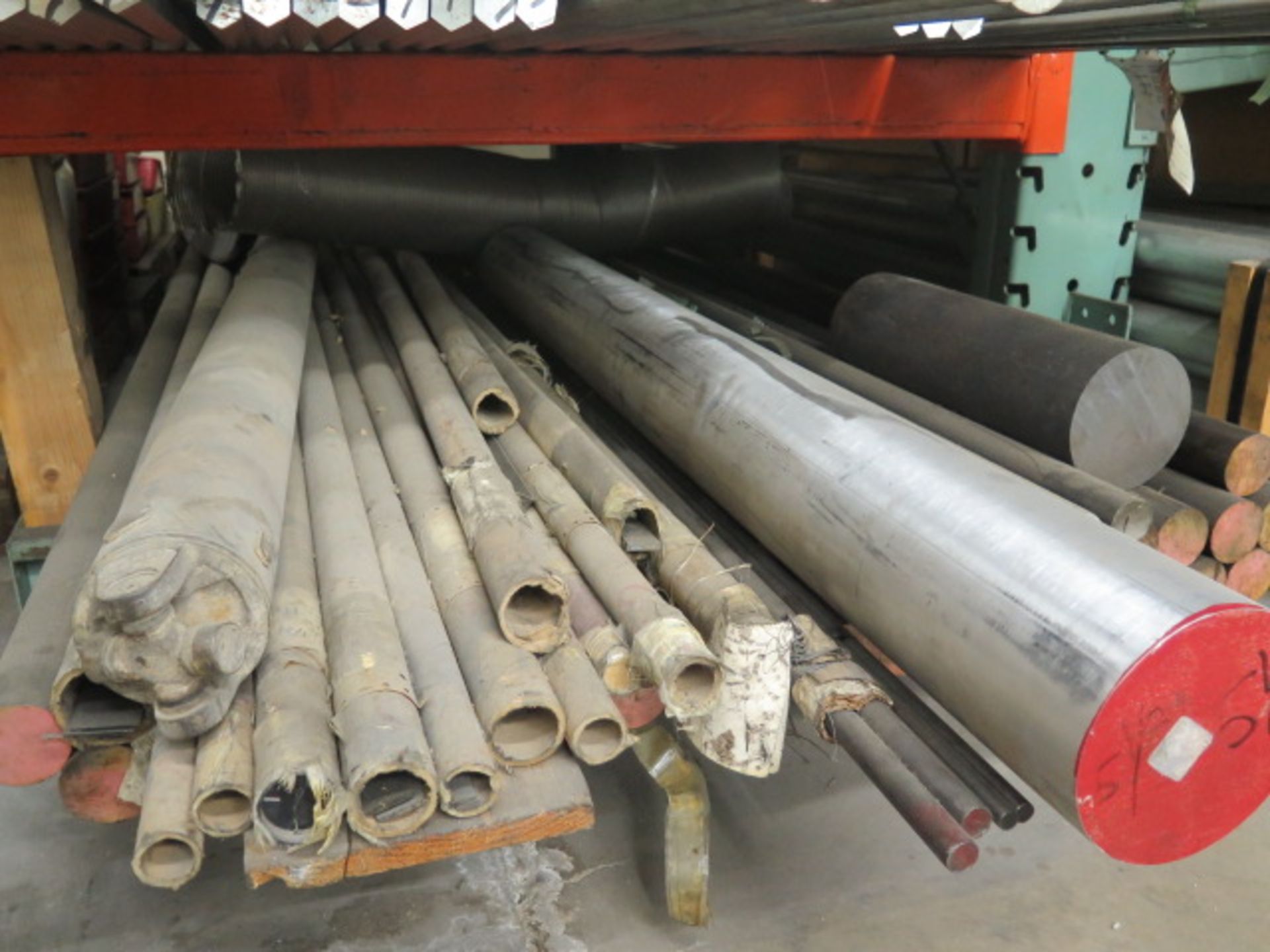 Large Quantity of Aluminum and Stainless Steel Round, Rectangular and Hex Bar Stock, Cut Machine - Image 5 of 15