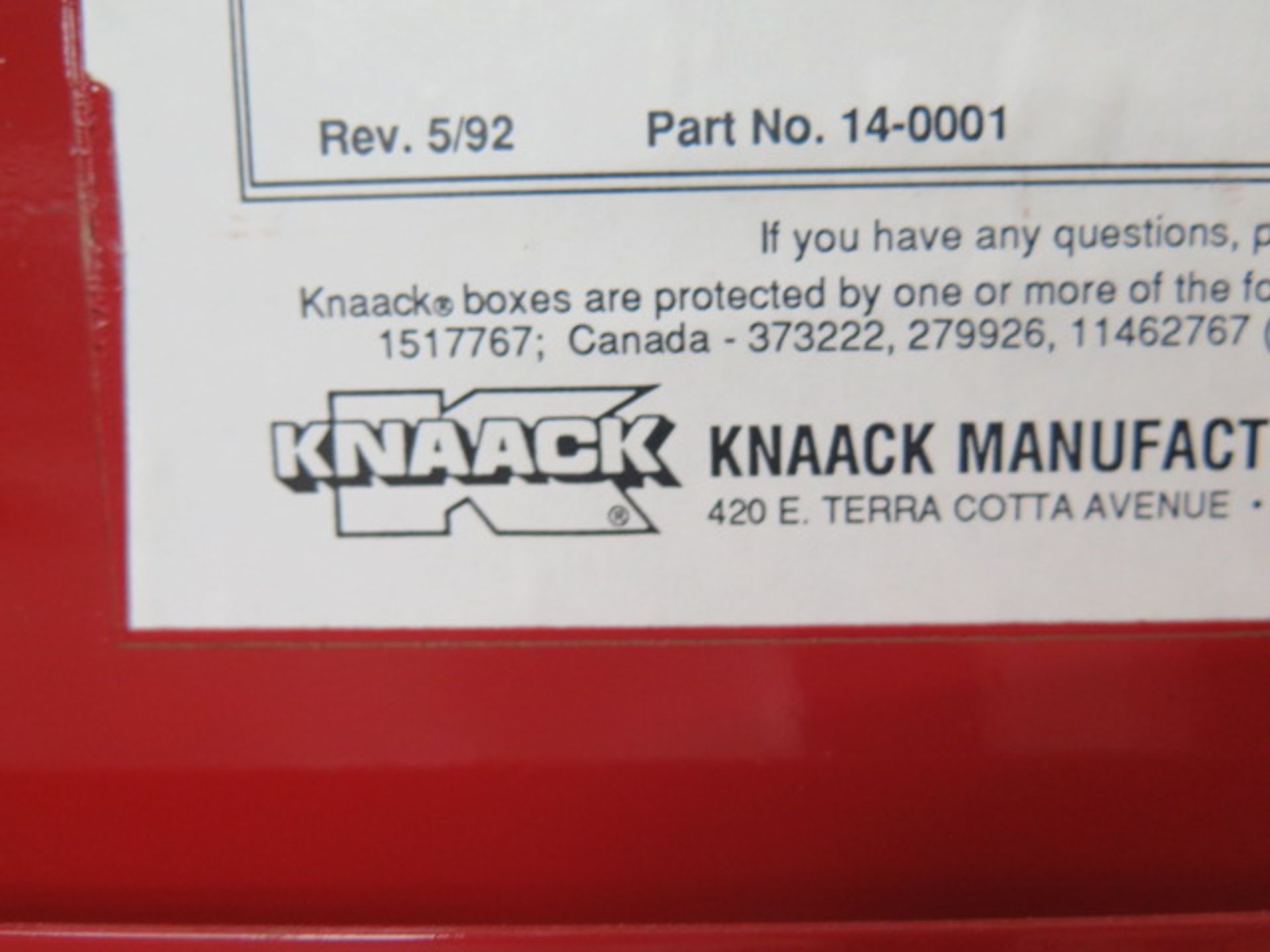 Knaack Service Cart w/ Kennedy Side Box - Image 9 of 9