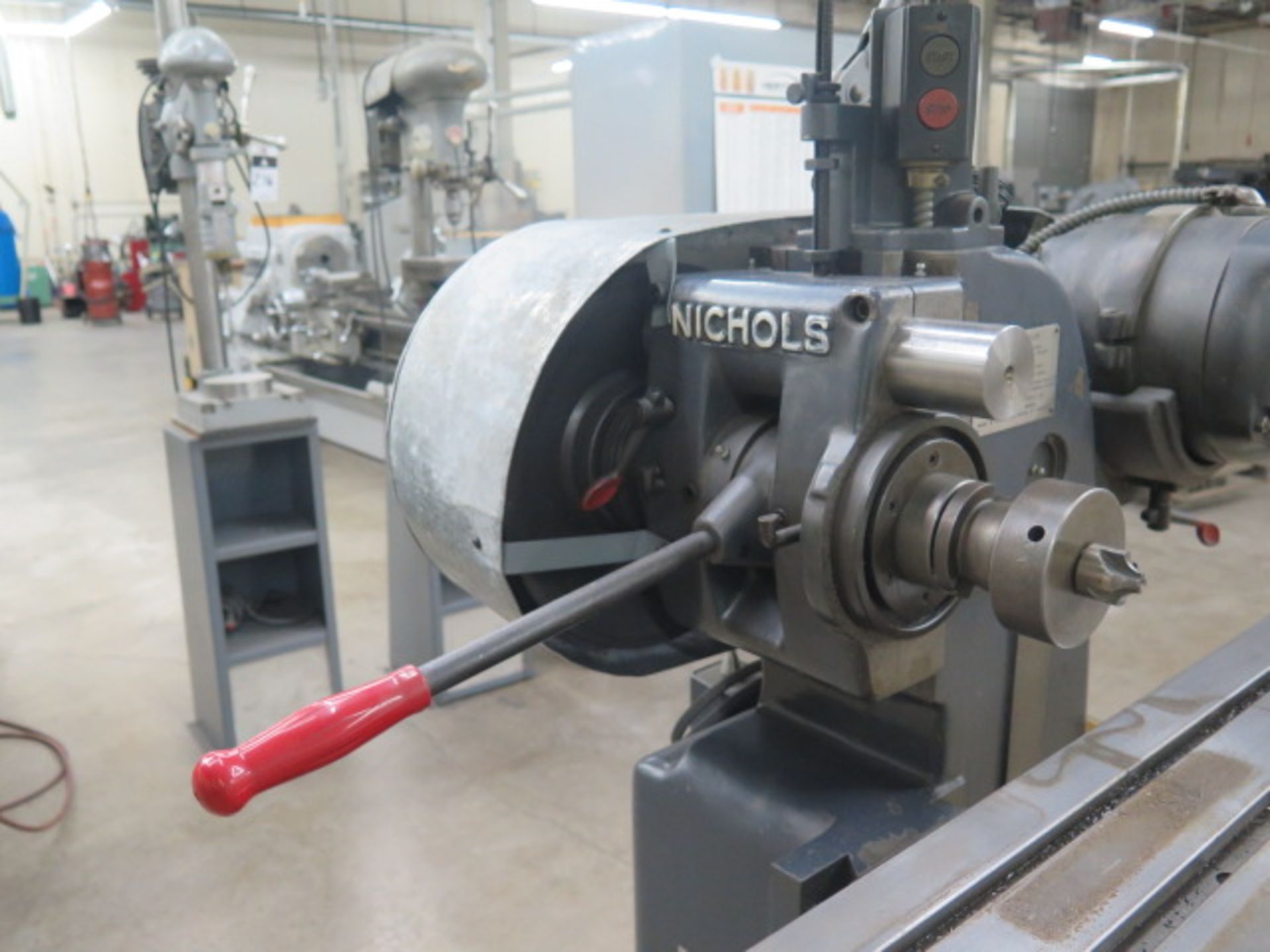 Nichols Horizontal Mill s/n 8-V-6241 w/ 5-Speeds, 40-Taper Spindle, 7 5/8” x 30” Table - Image 5 of 7