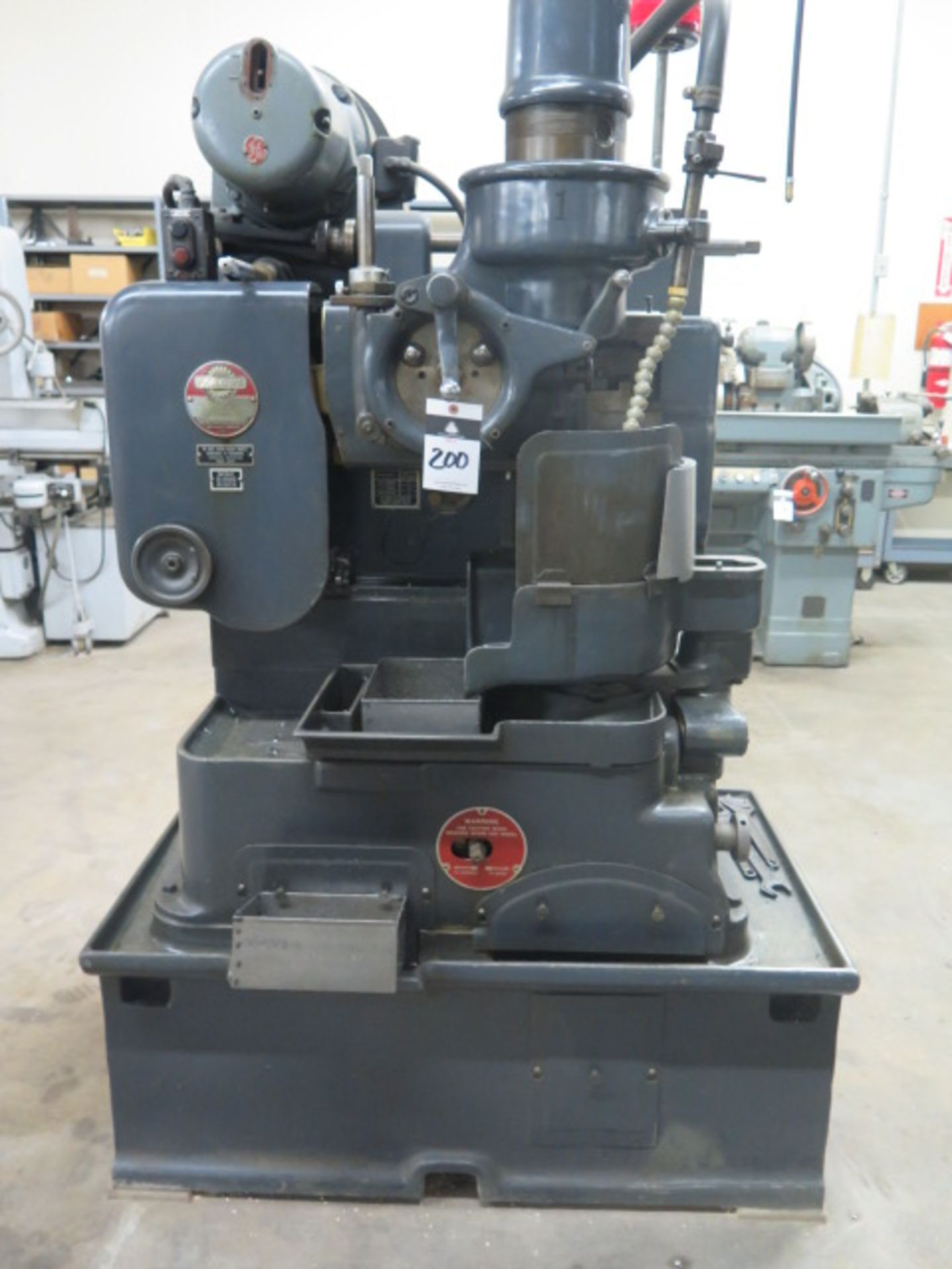 Fellows 7A Type 7125A High Speed Gear Shaper s/n 30362-553 w/ 6” Table