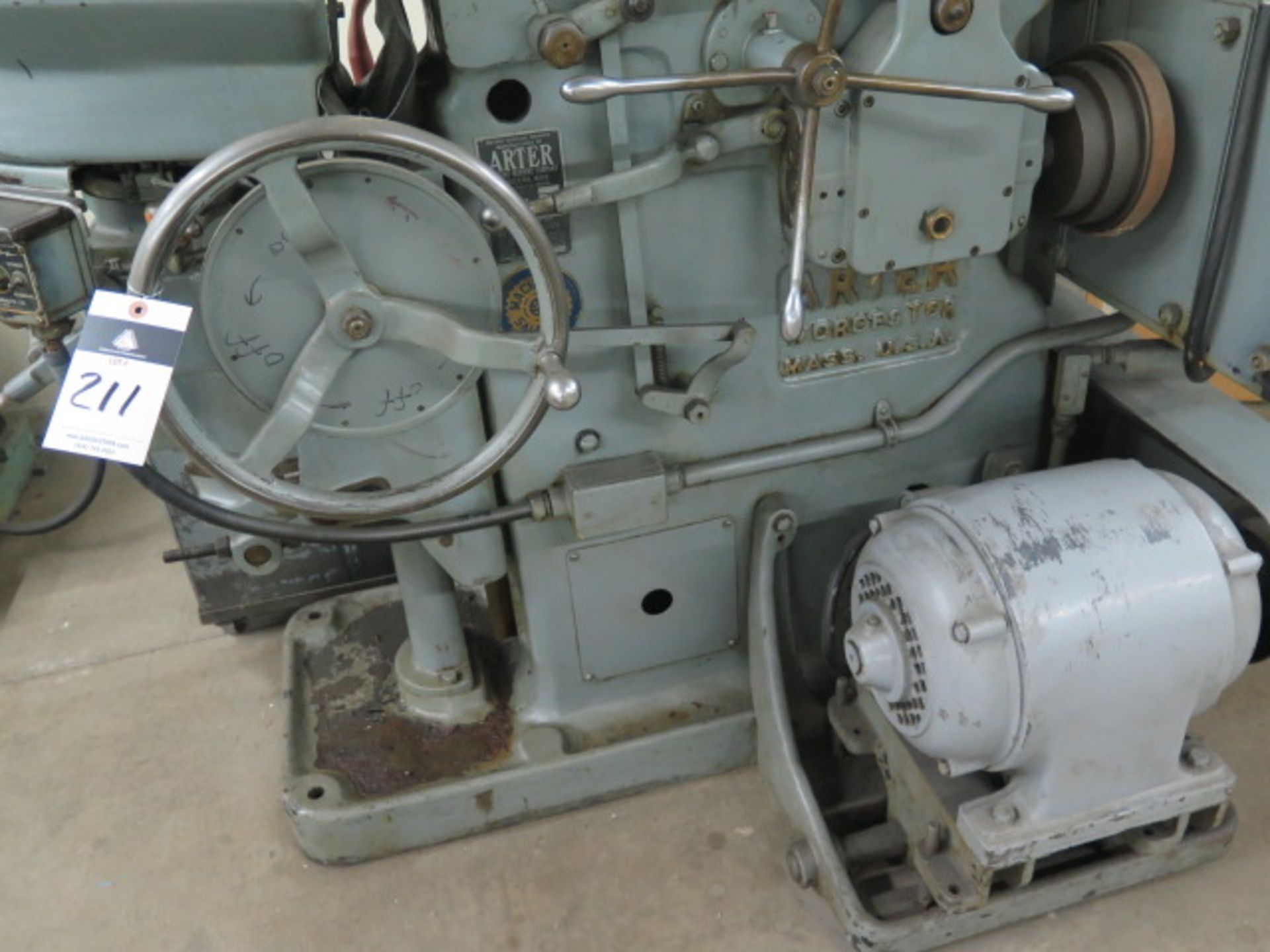 Arter mdl. A-1-8 8” Rotary Surface Grinder s/n 3042 w/ 8” Electromagnetic Rotary Chuck, Auto Feeds - Image 5 of 9