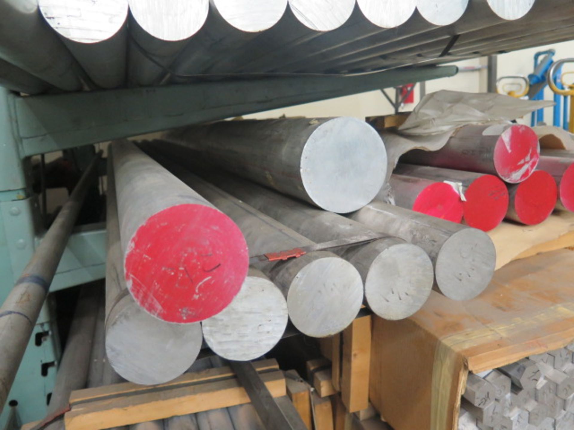 Large Quantity of Aluminum and Stainless Steel Round, Rectangular and Hex Bar Stock, Cut Machine - Image 8 of 15