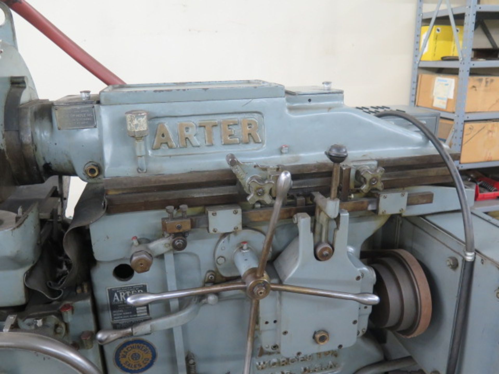 Arter mdl. A-1-8 8” Rotary Surface Grinder s/n 3042 w/ 8” Electromagnetic Rotary Chuck, Auto Feeds - Image 4 of 9