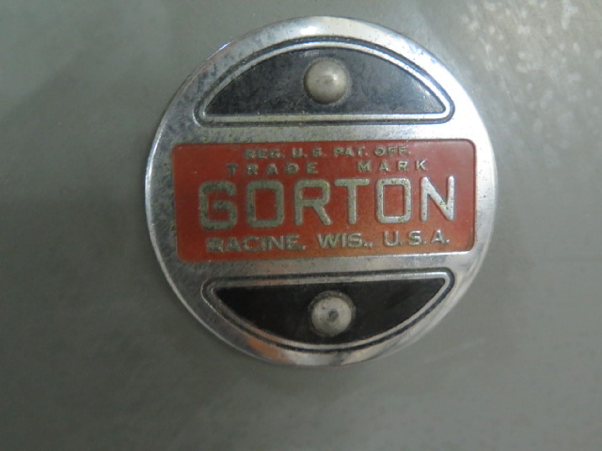 Gorton No. 8 ½ D Vertical Mill s/n 35931 w/ 2Hp Motor, 6-Speeds, Power Feeds, 9 ¼” x 34” Table - Image 8 of 8