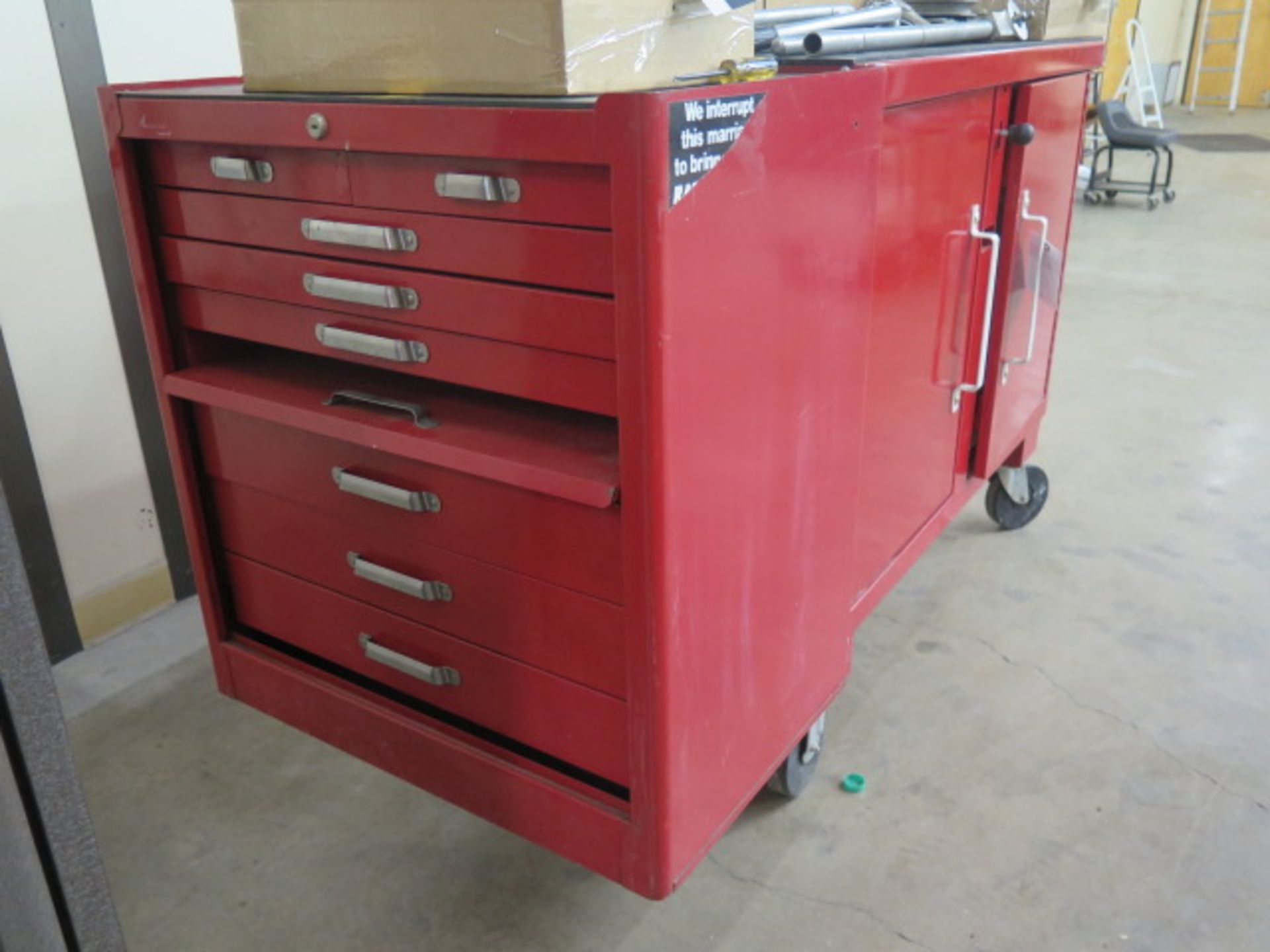 Knaack Service Cart w/ Kennedy Side Box - Image 6 of 9