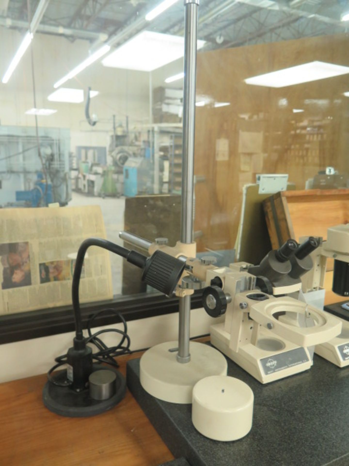 Swift Stereo Microscopes (2) w/ Light Source - Image 3 of 4