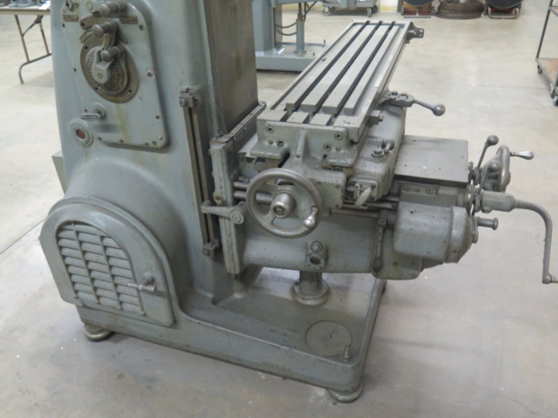 Kearney & Trecker Milwaukee No. 2 Plain mdl. H Horizontal Mill s/n 3/5989 w/ 35-1400 RPM, 50-Taper - Image 3 of 5