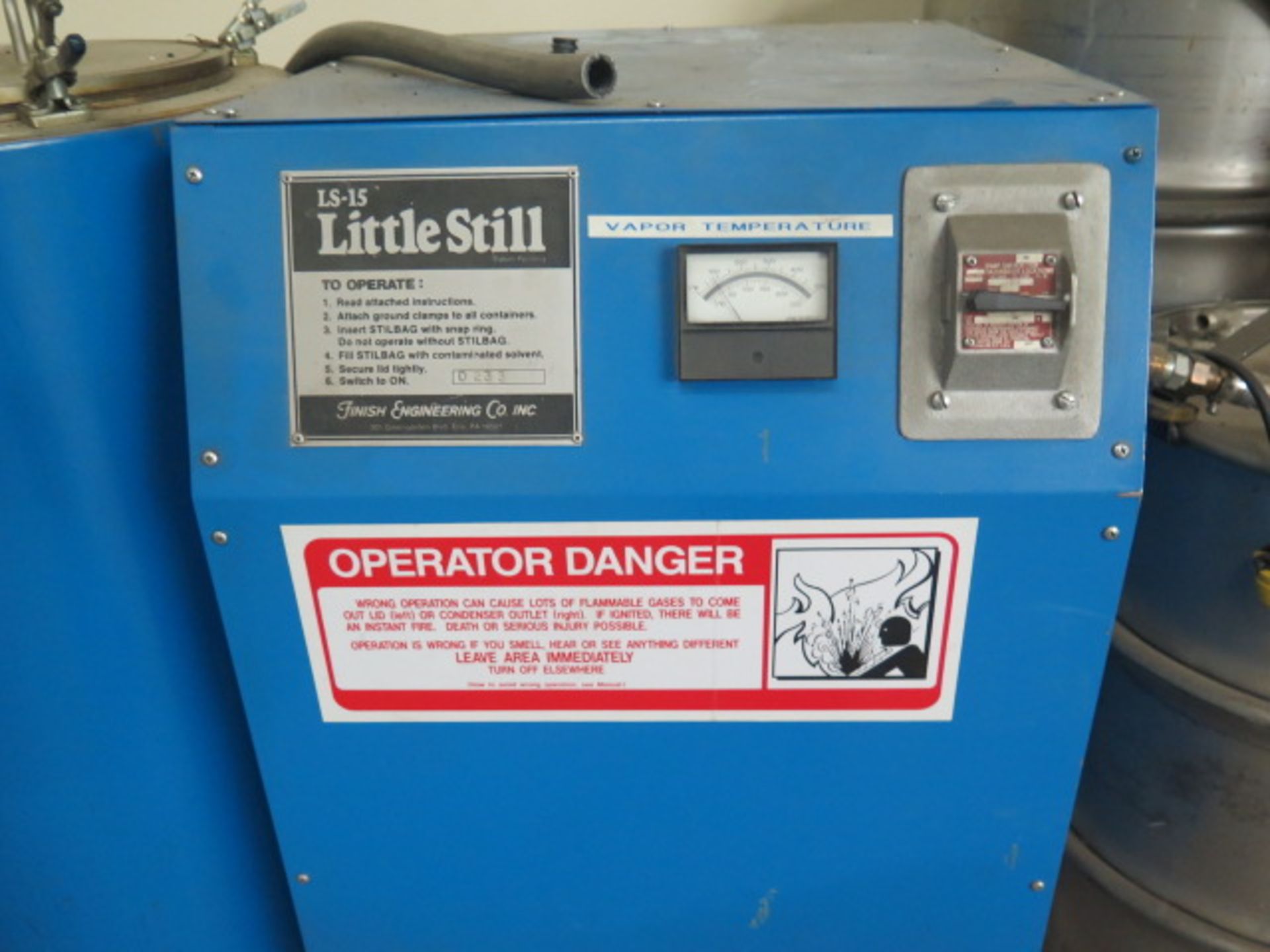 Finish Engineering LS-15 “Little Still” Distillation System s/n 0233 w/ Discharge Drums - Image 6 of 7