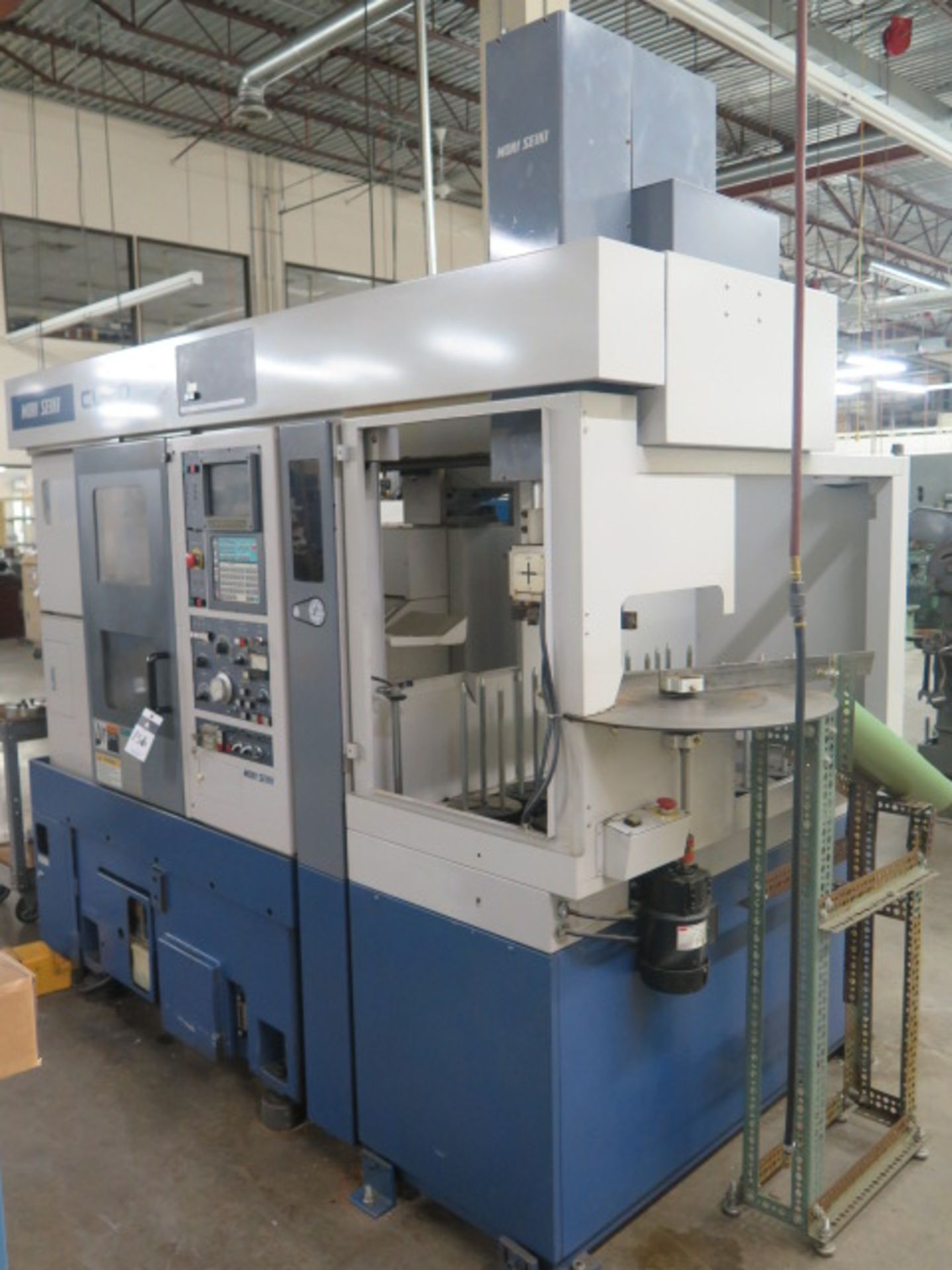 Mori Seiki CL-20A CNC Turning Center s/n 304 w/ Yasnac Controls, 8-Station Turret, Parts Catcher, 8” - Image 3 of 15