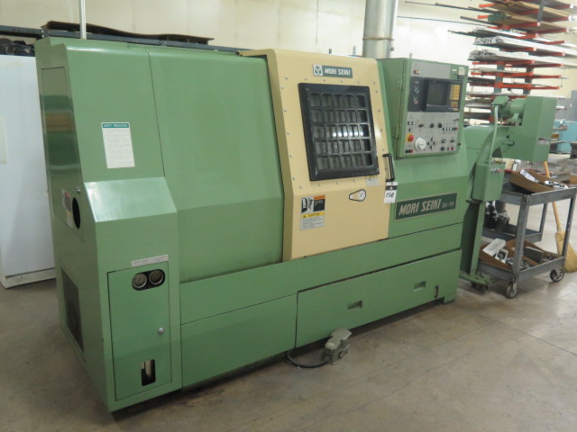 Mori Seiki SL-15 CNC Turning Center s/n 339 w/ (NEEDS PARAMETERS)Fanuc Series 10T Controls, Tool Pr - Image 2 of 10