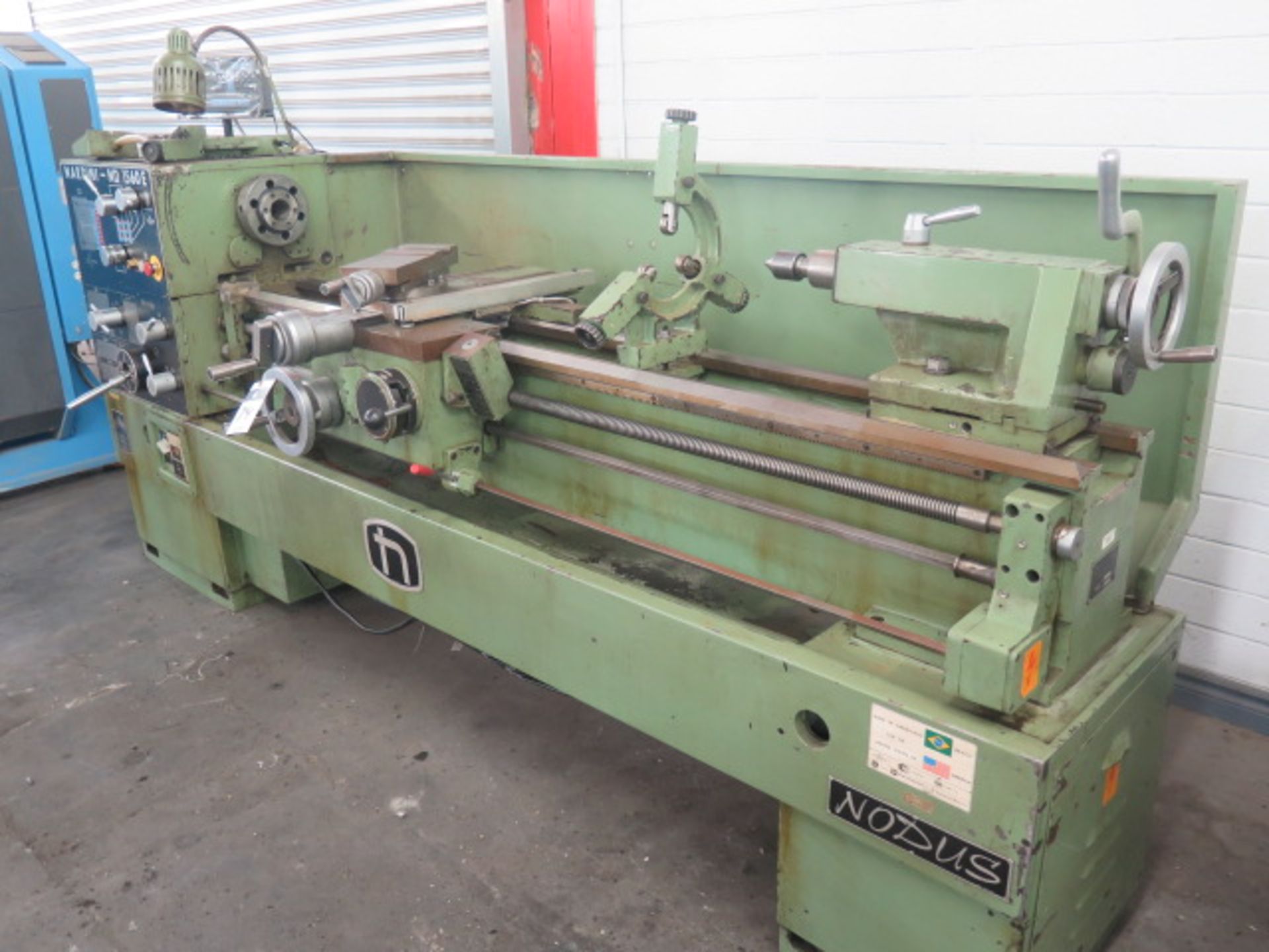 Nardini Nodus mdl. ND1560E 15” x 60” Geared Head Gap Bed Lathe s/n A9HDVND681 w/ Mitutoyo KA Counter - Image 2 of 11